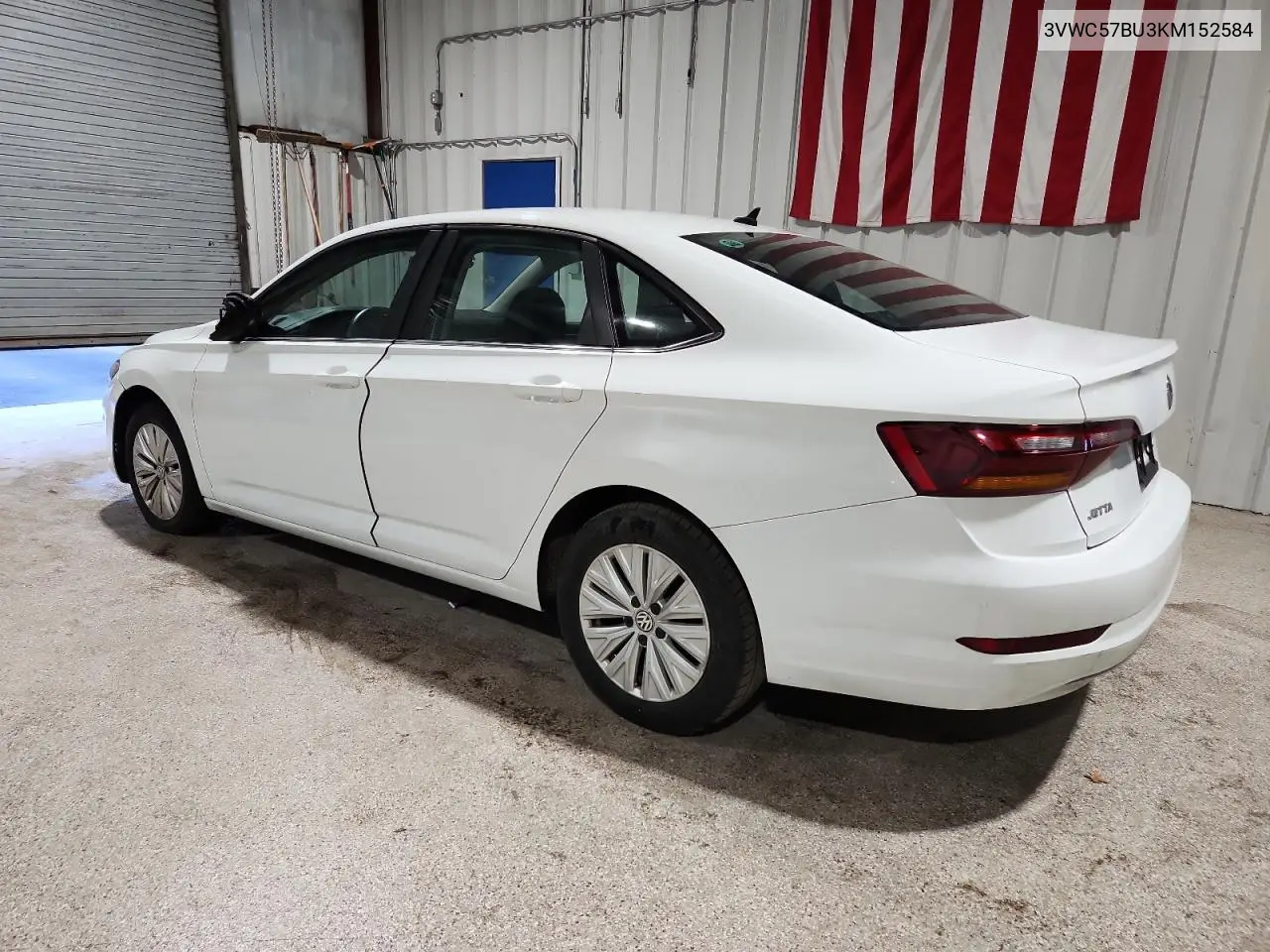 3VWC57BU3KM152584 2019 Volkswagen Jetta S