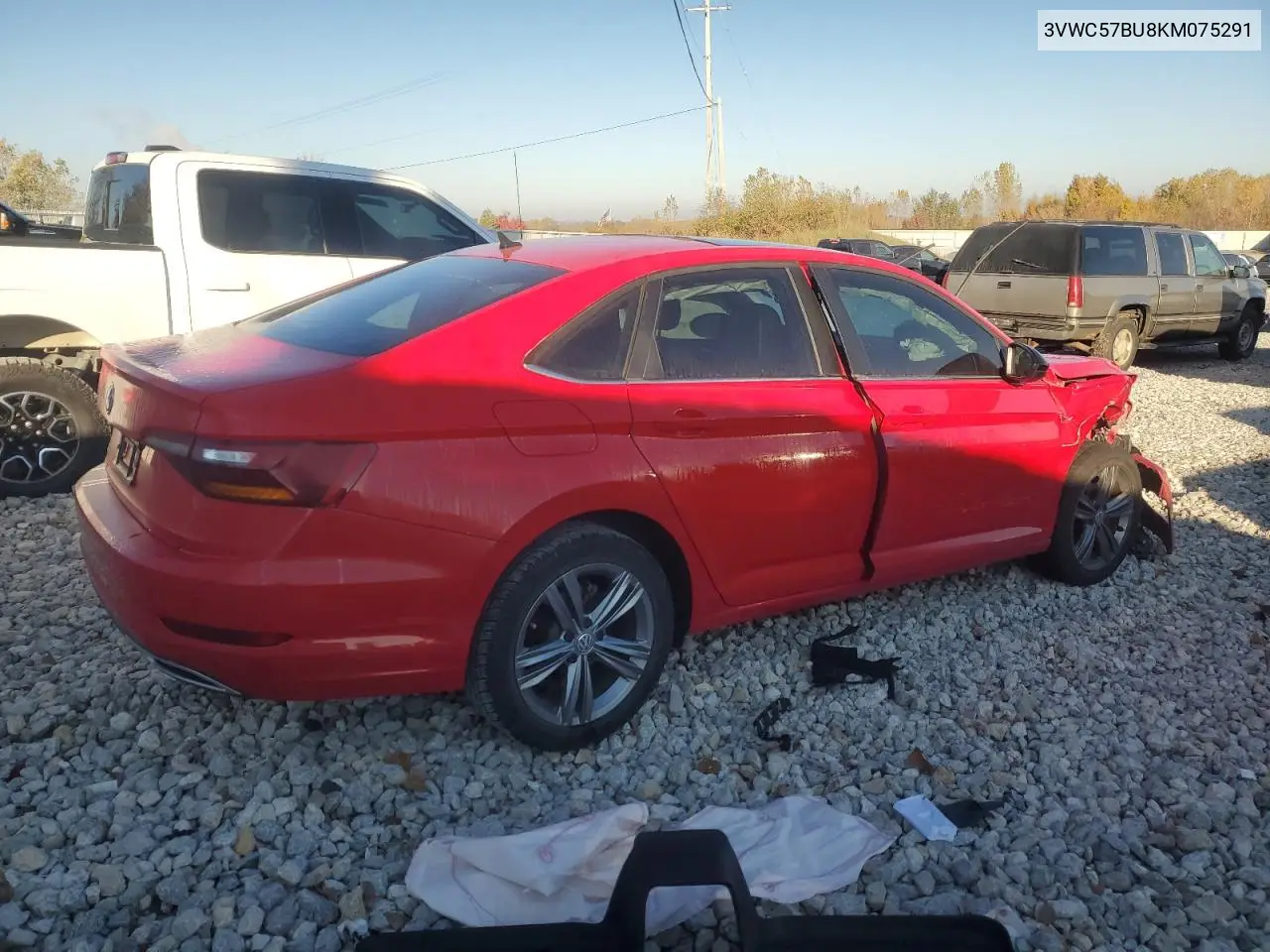 3VWC57BU8KM075291 2019 Volkswagen Jetta S
