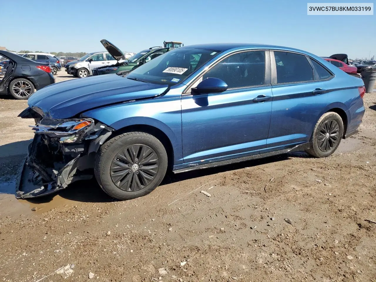 3VWC57BU8KM033199 2019 Volkswagen Jetta S