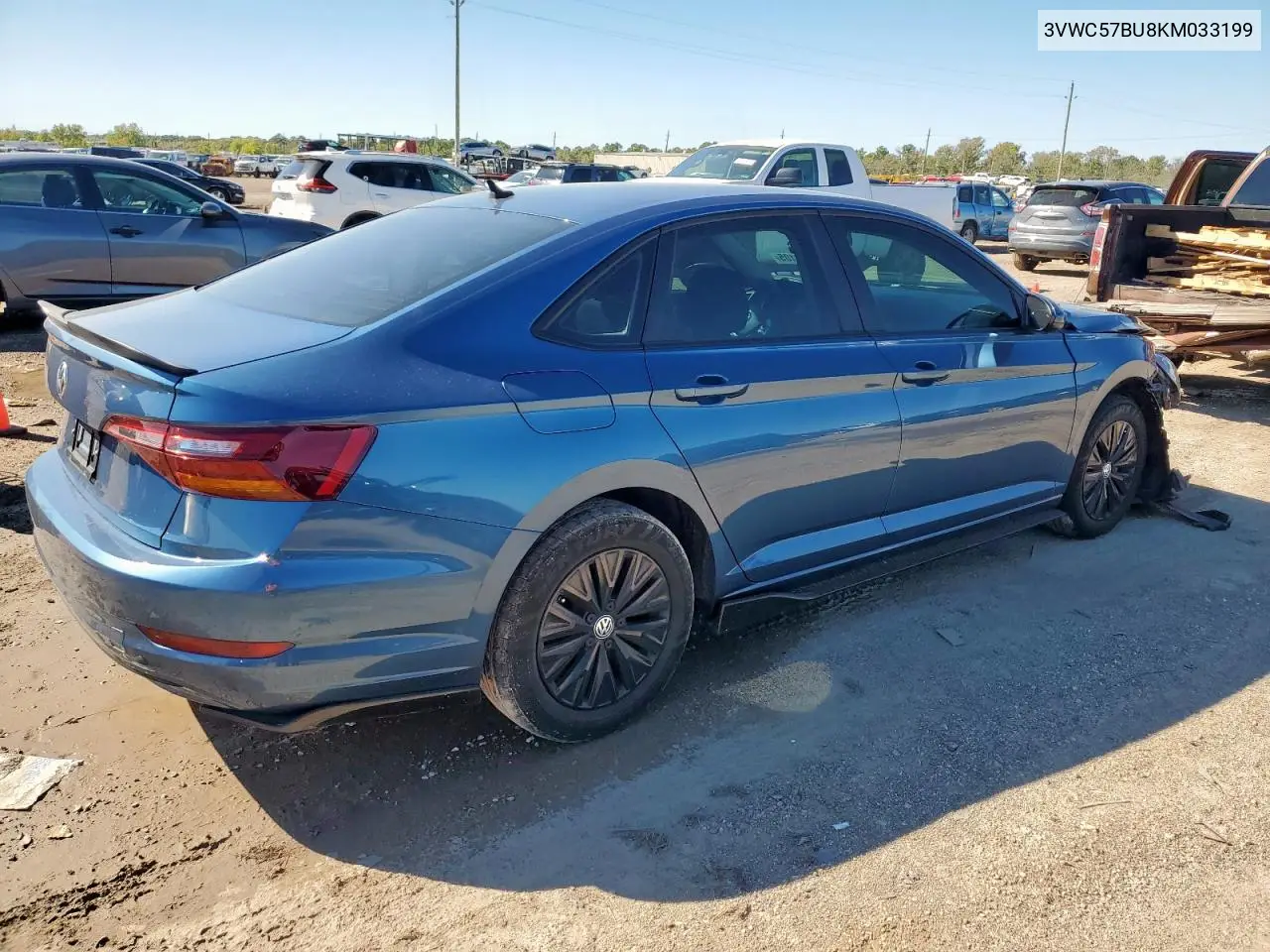 3VWC57BU8KM033199 2019 Volkswagen Jetta S