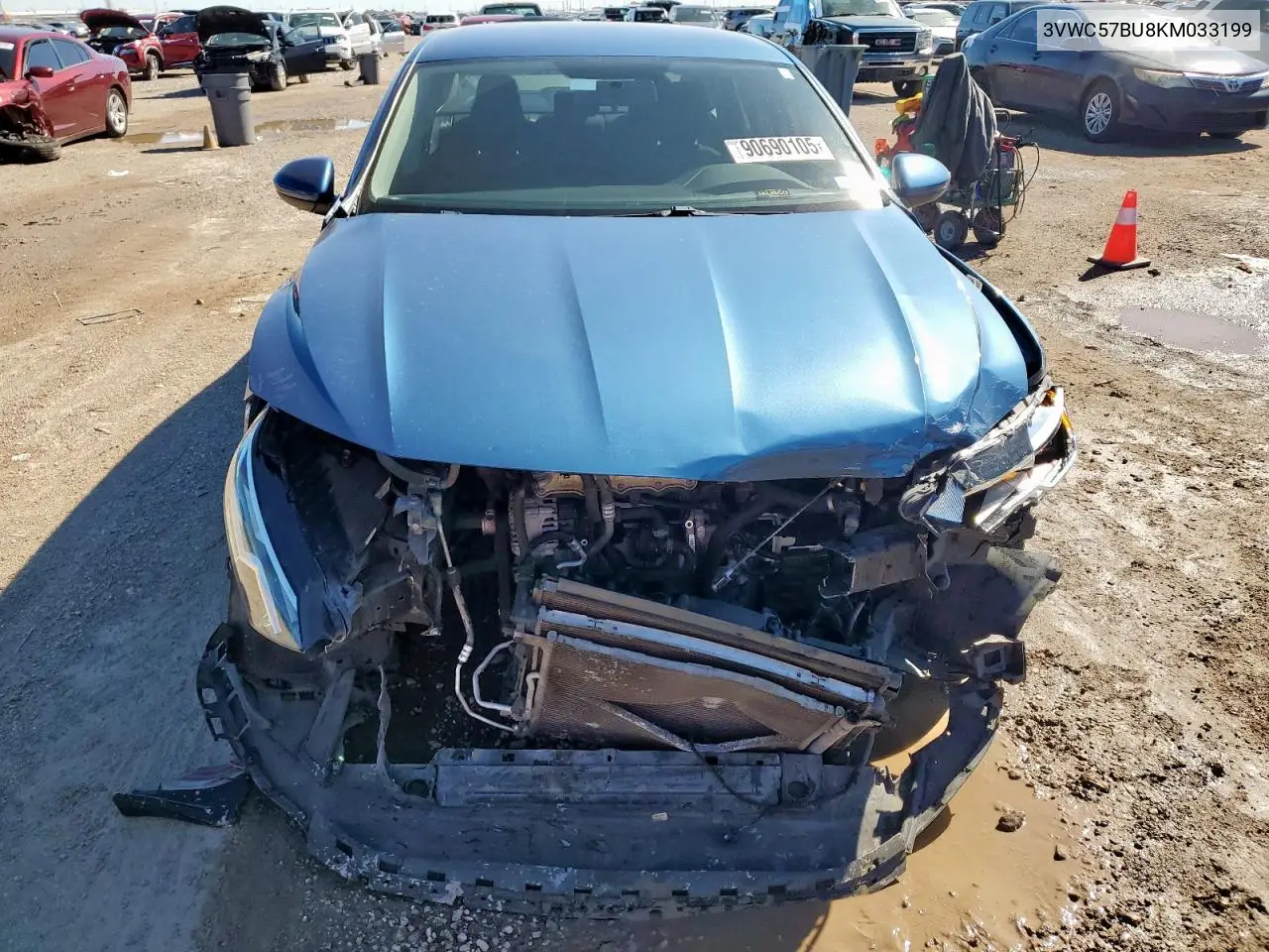 3VWC57BU8KM033199 2019 Volkswagen Jetta S