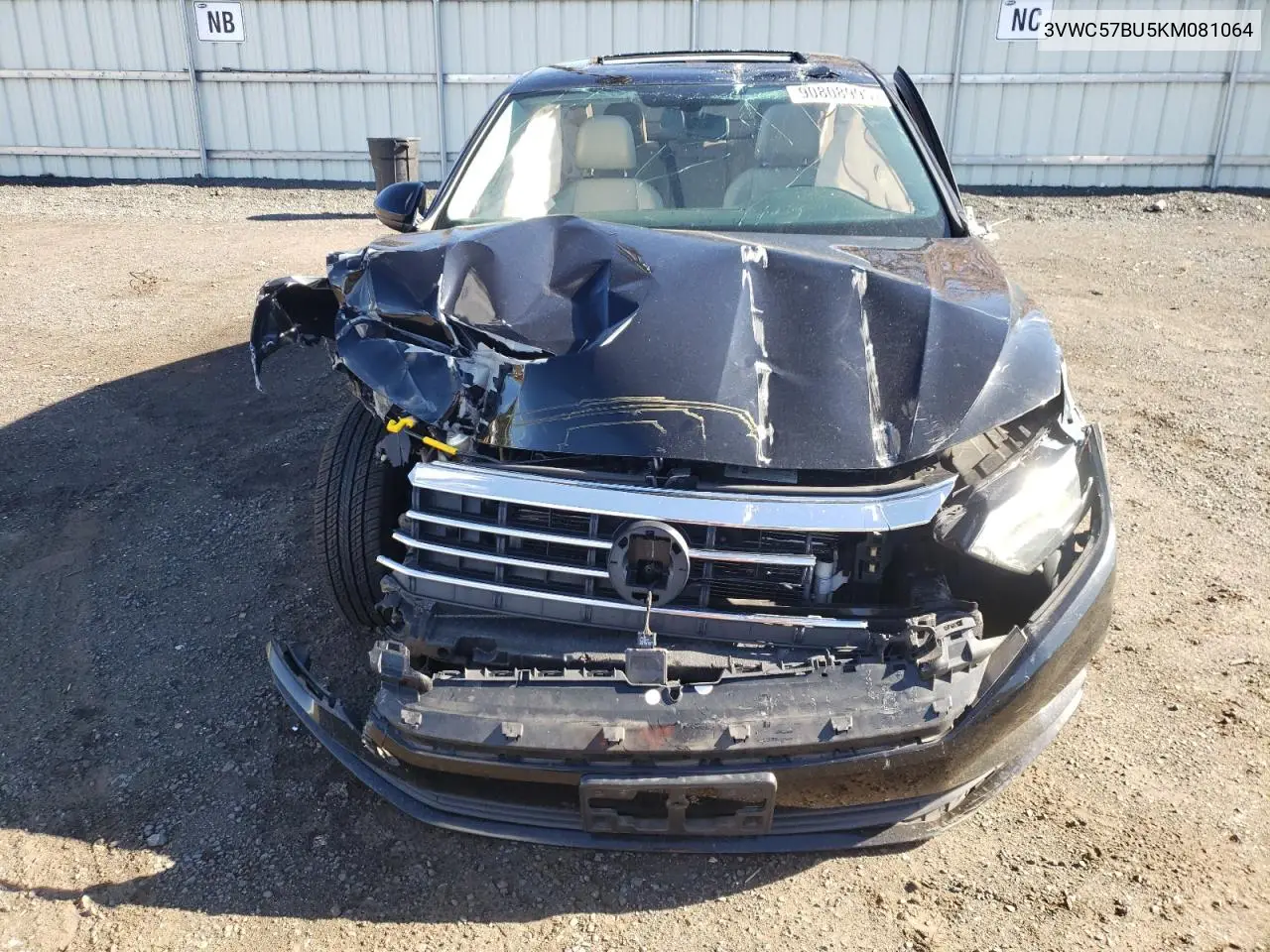 3VWC57BU5KM081064 2019 Volkswagen Jetta S
