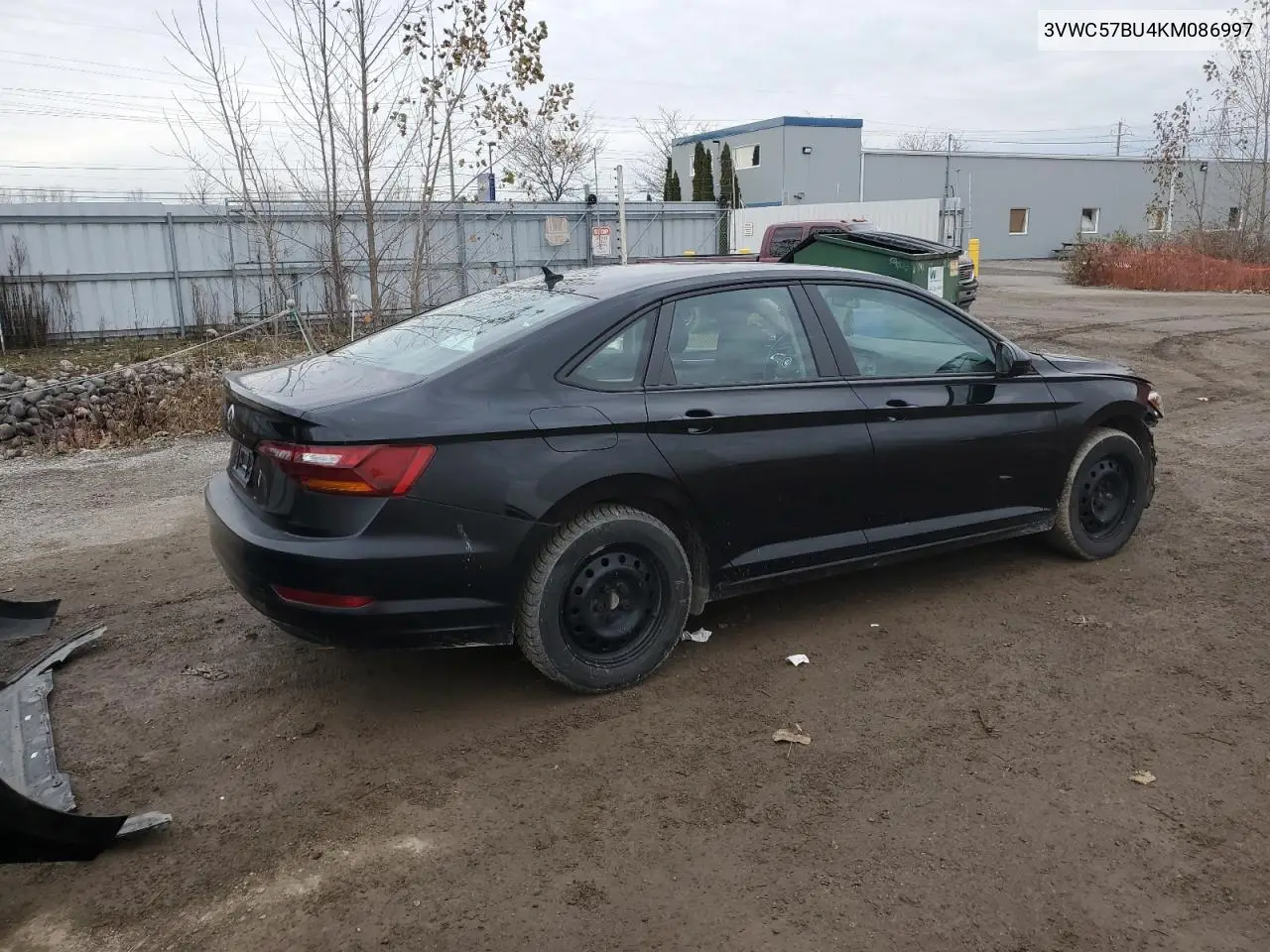 3VWC57BU4KM086997 2019 Volkswagen Jetta S