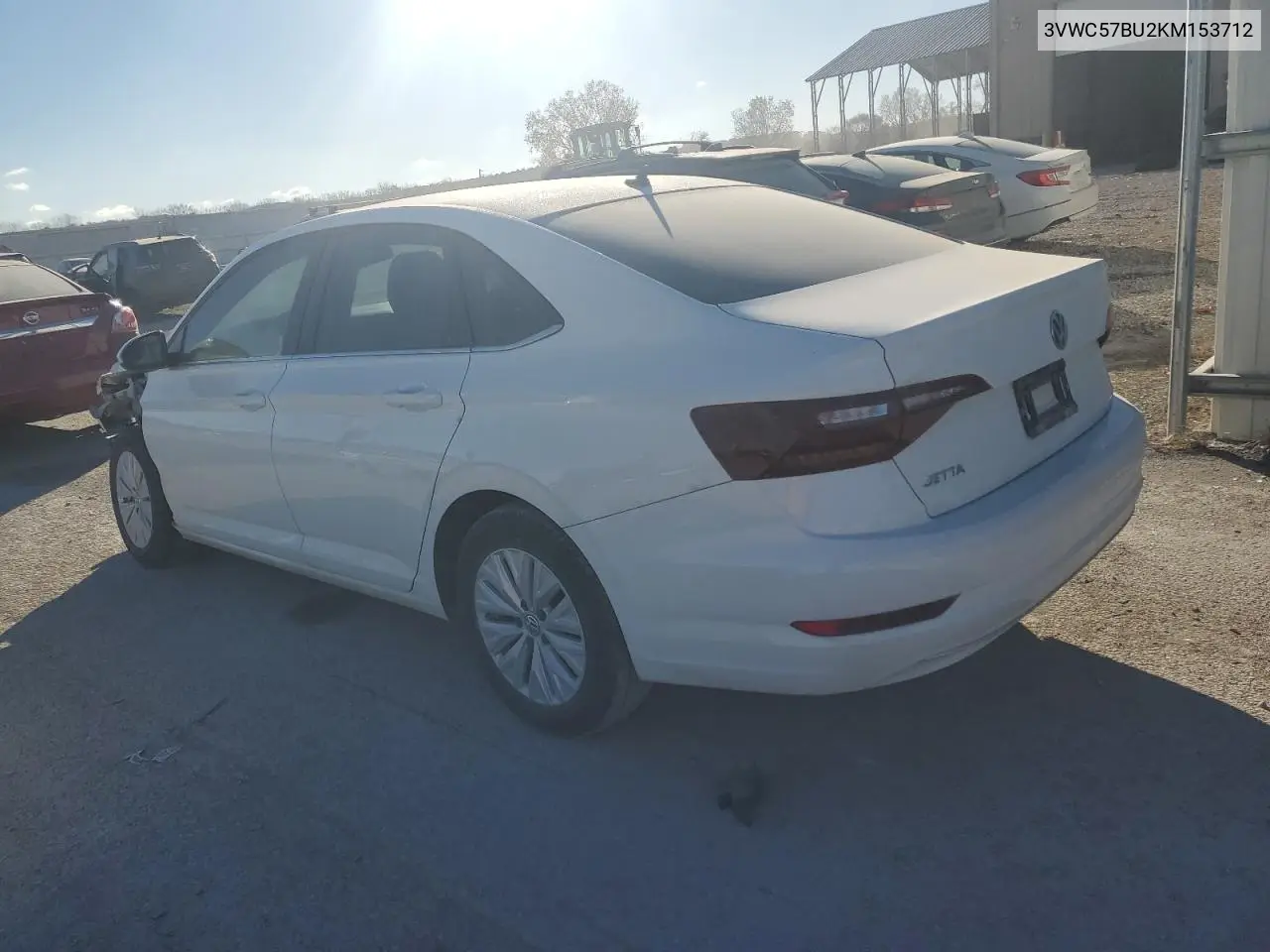 3VWC57BU2KM153712 2019 Volkswagen Jetta S
