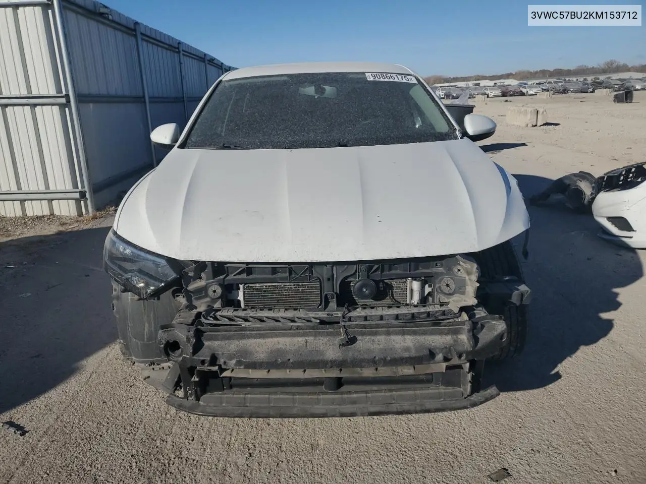 3VWC57BU2KM153712 2019 Volkswagen Jetta S