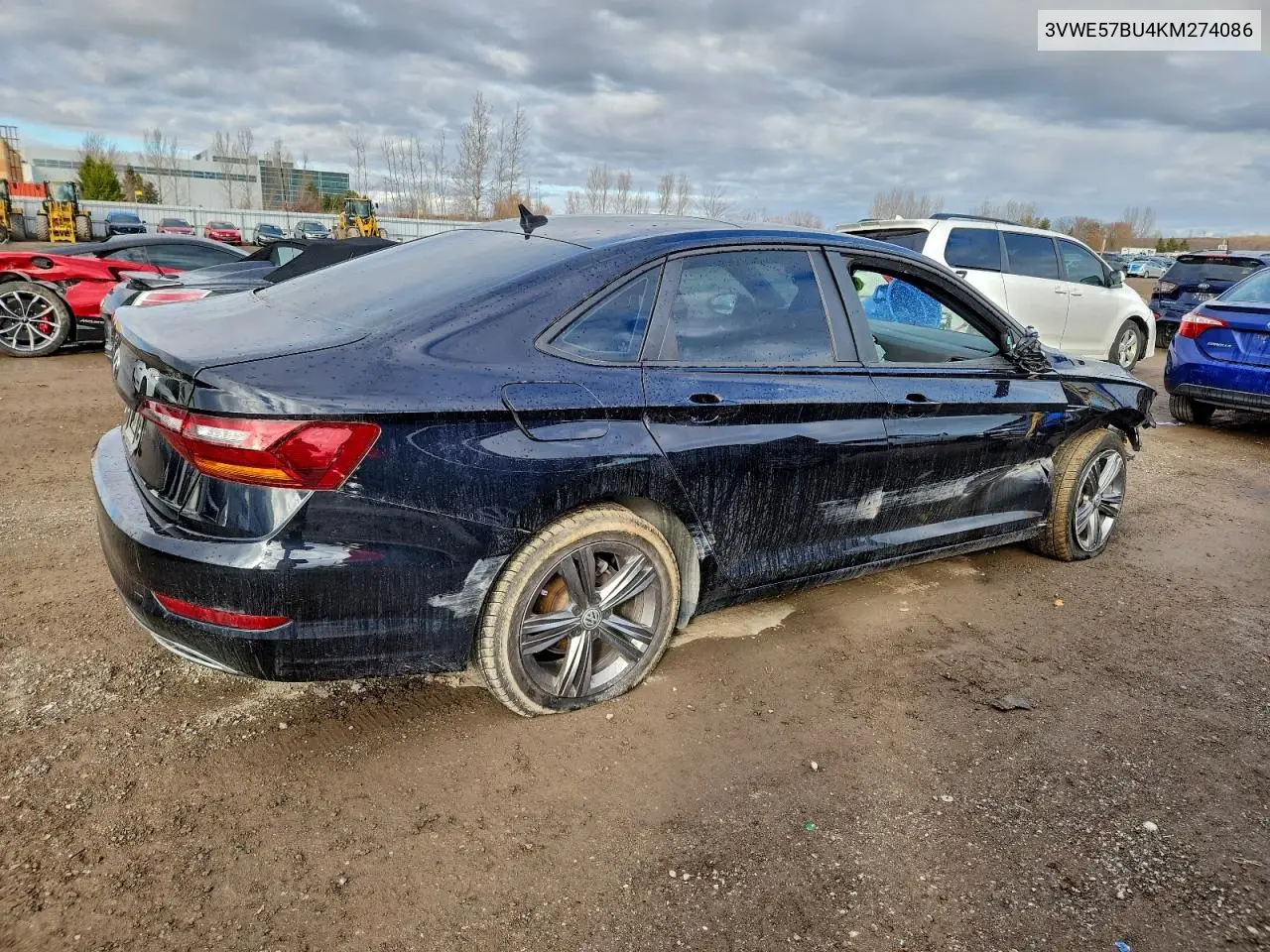 3VWE57BU4KM274086 2019 Volkswagen Jetta Sel