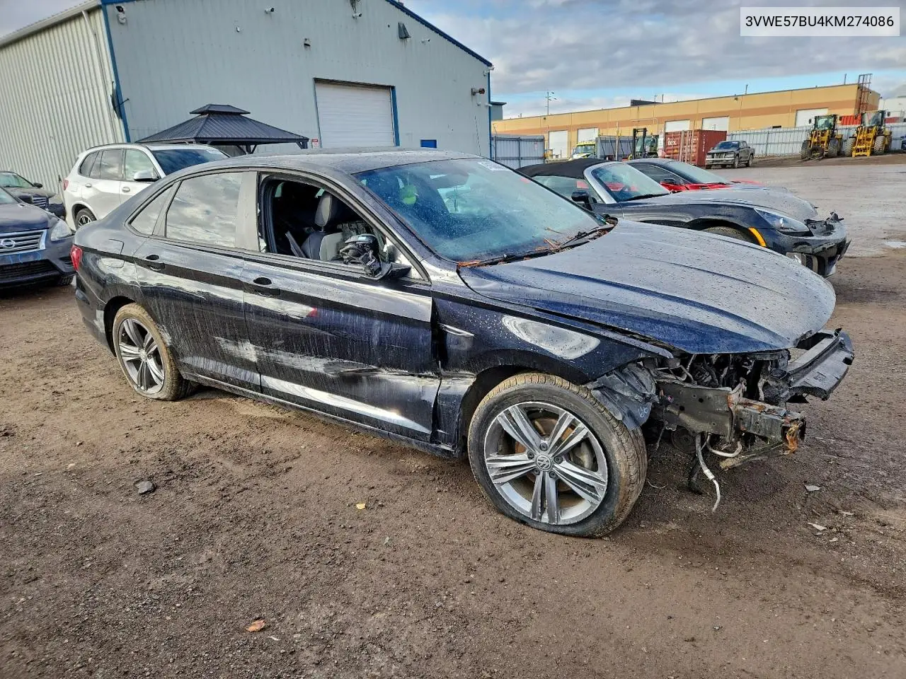 3VWE57BU4KM274086 2019 Volkswagen Jetta Sel