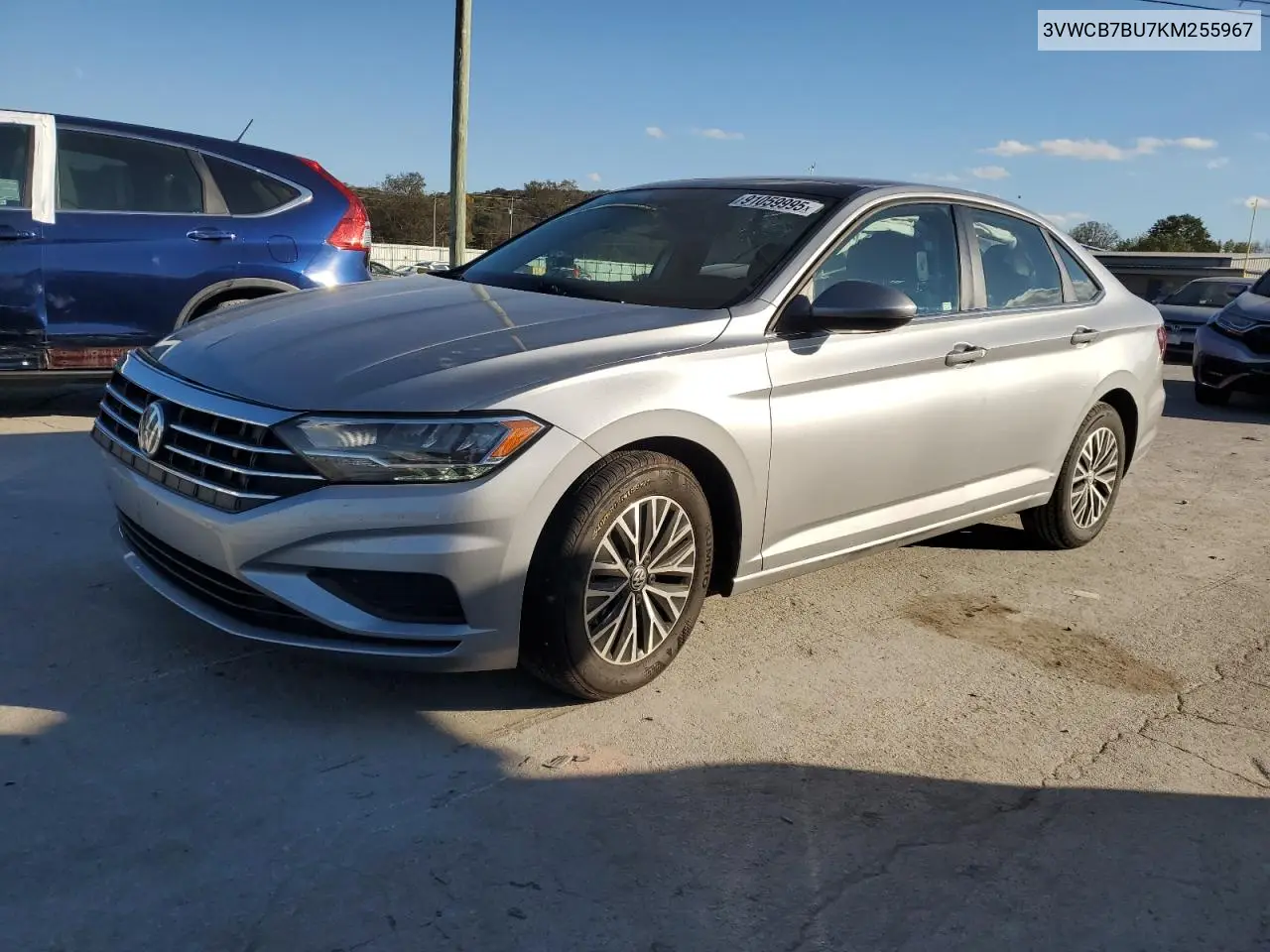 3VWCB7BU7KM255967 2019 Volkswagen Jetta S