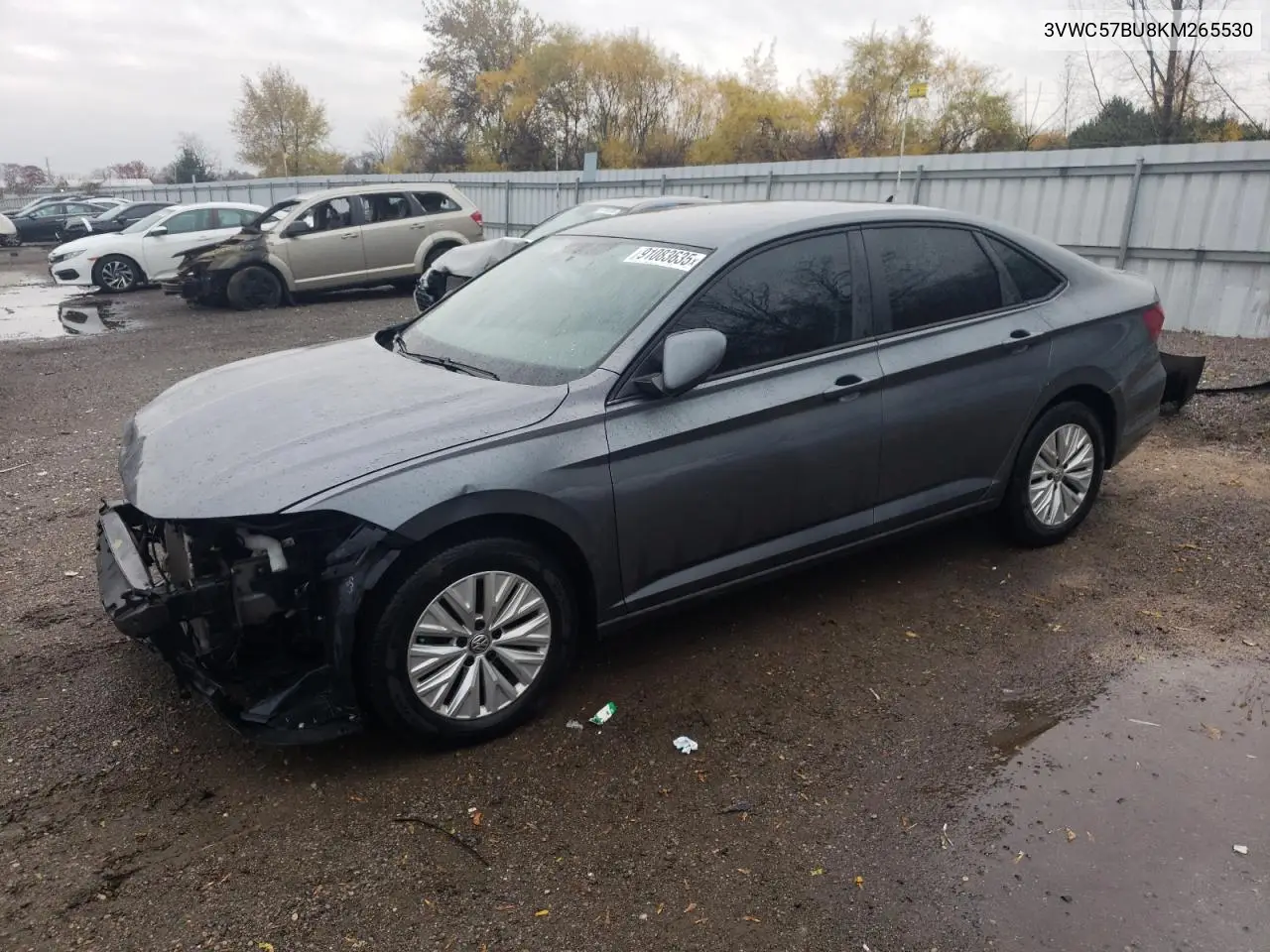 3VWC57BU8KM265530 2019 Volkswagen Jetta S