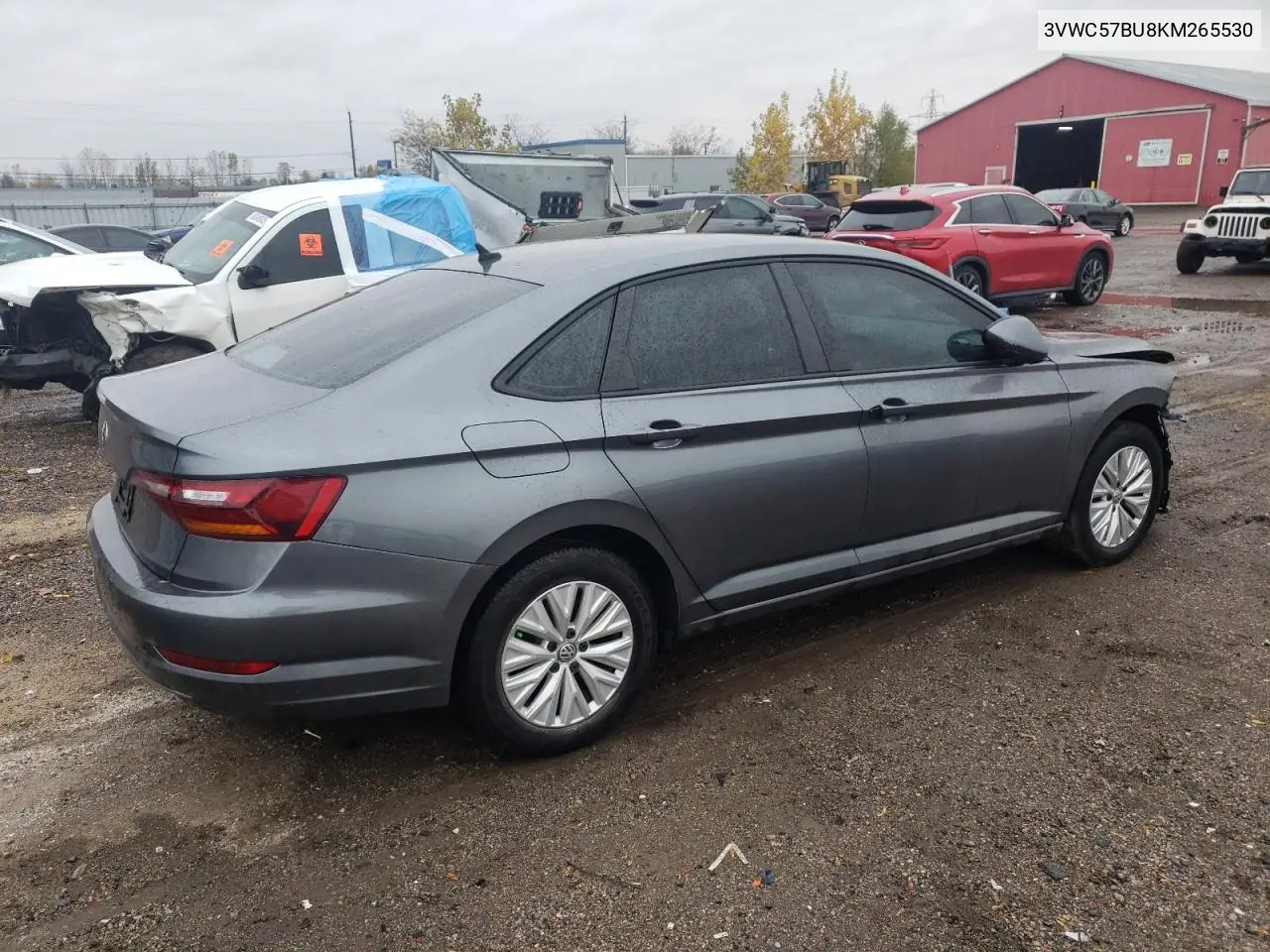 3VWC57BU8KM265530 2019 Volkswagen Jetta S