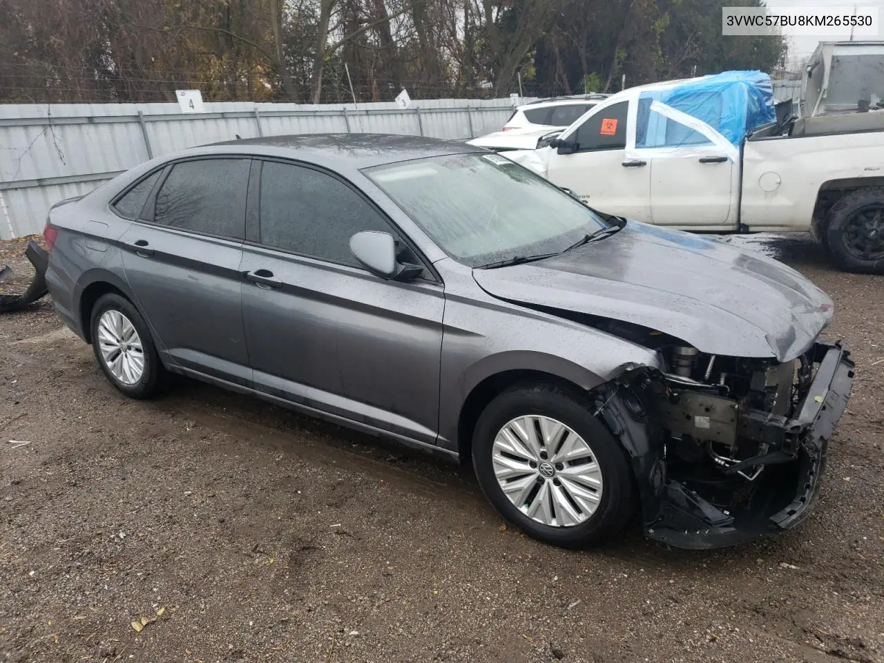 3VWC57BU8KM265530 2019 Volkswagen Jetta S