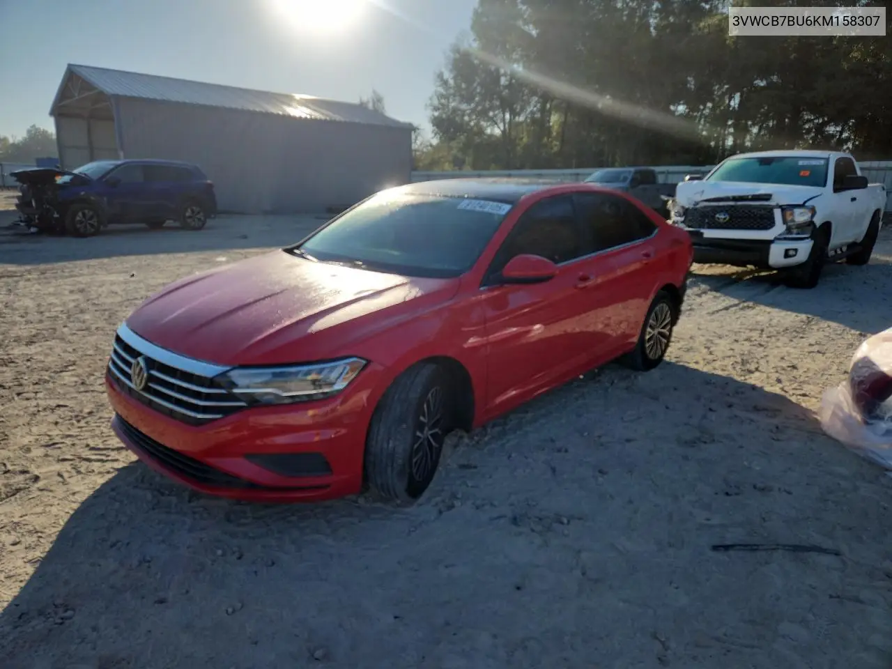 3VWCB7BU6KM158307 2019 Volkswagen Jetta S