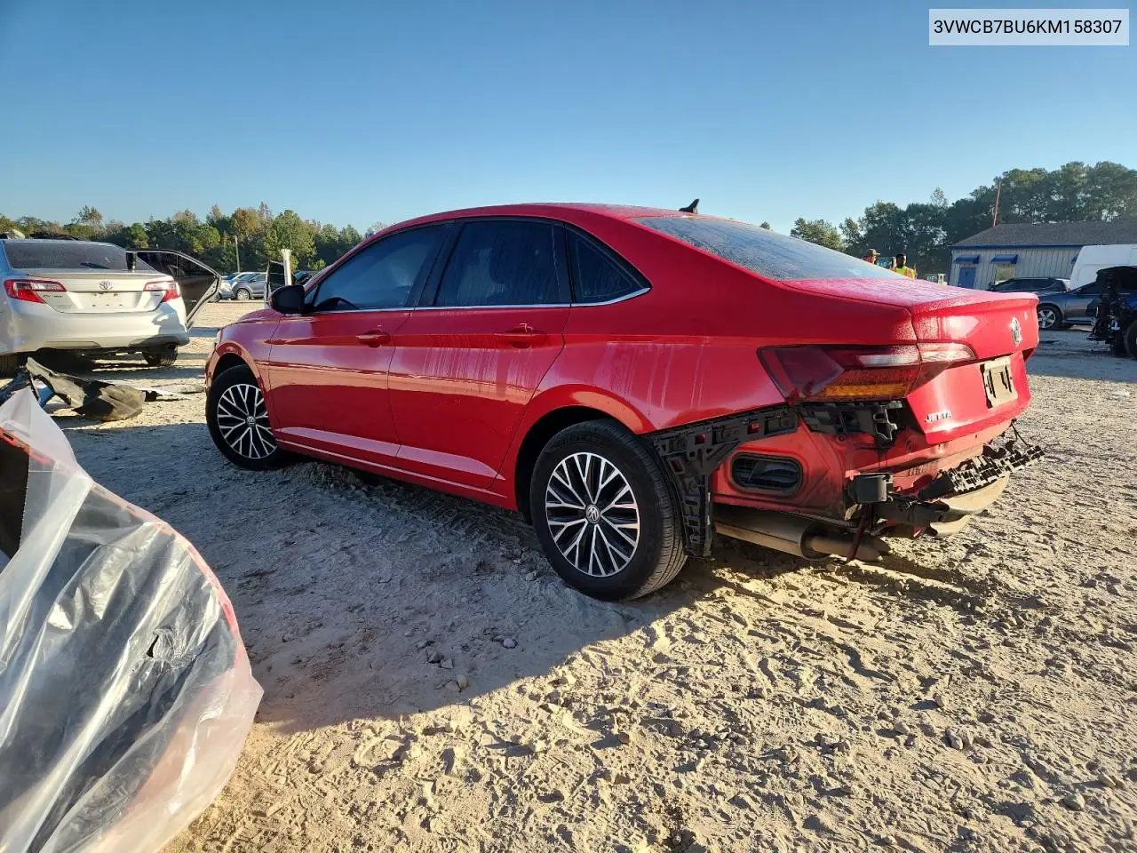 3VWCB7BU6KM158307 2019 Volkswagen Jetta S