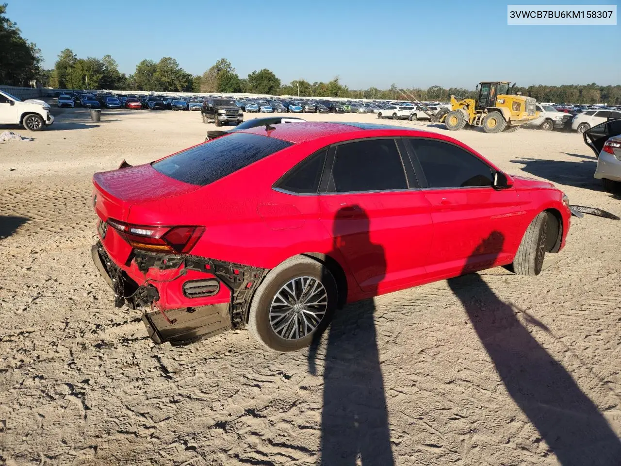 3VWCB7BU6KM158307 2019 Volkswagen Jetta S