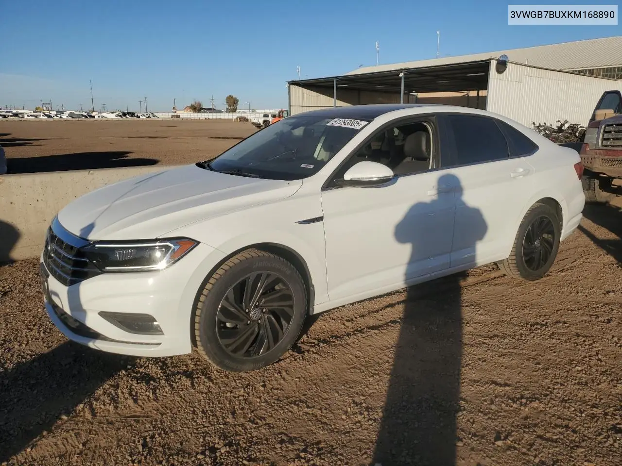 3VWGB7BUXKM168890 2019 Volkswagen Jetta Sel Premium