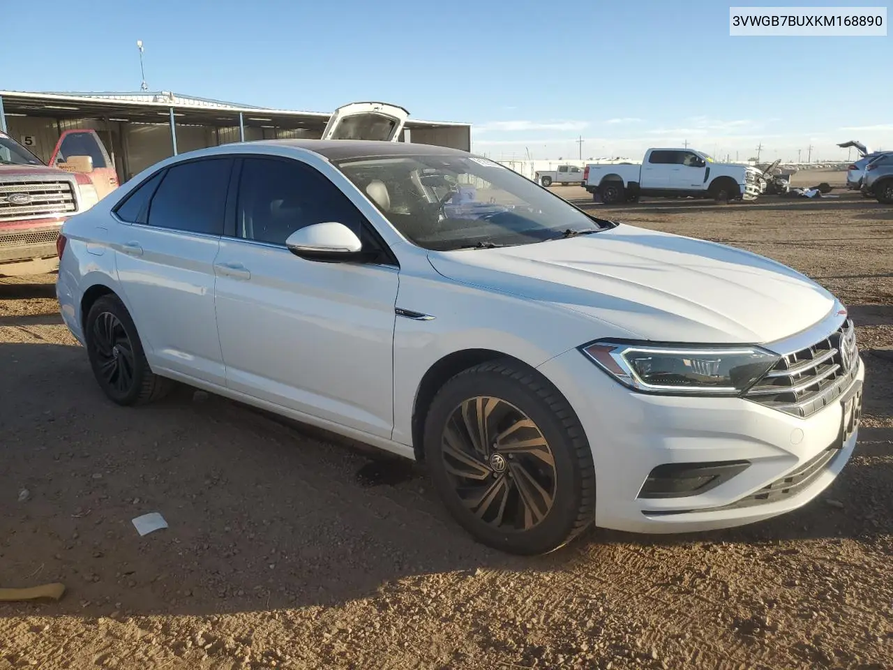 3VWGB7BUXKM168890 2019 Volkswagen Jetta Sel Premium