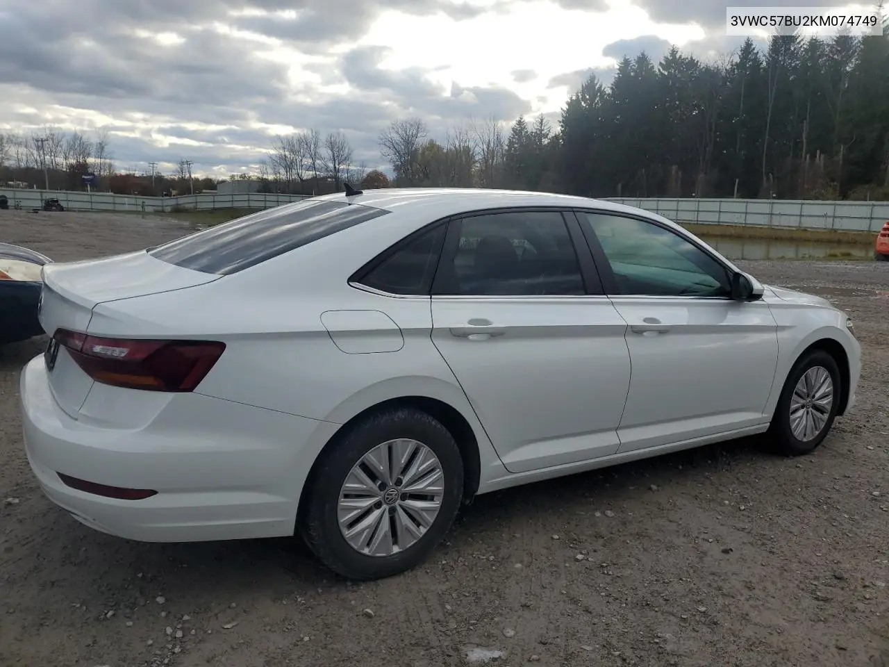 3VWC57BU2KM074749 2019 Volkswagen Jetta S