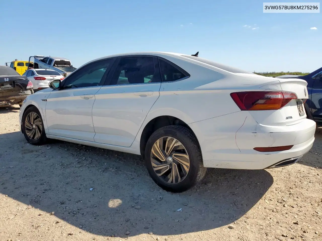 3VWG57BU8KM275296 2019 Volkswagen Jetta Sel Premium