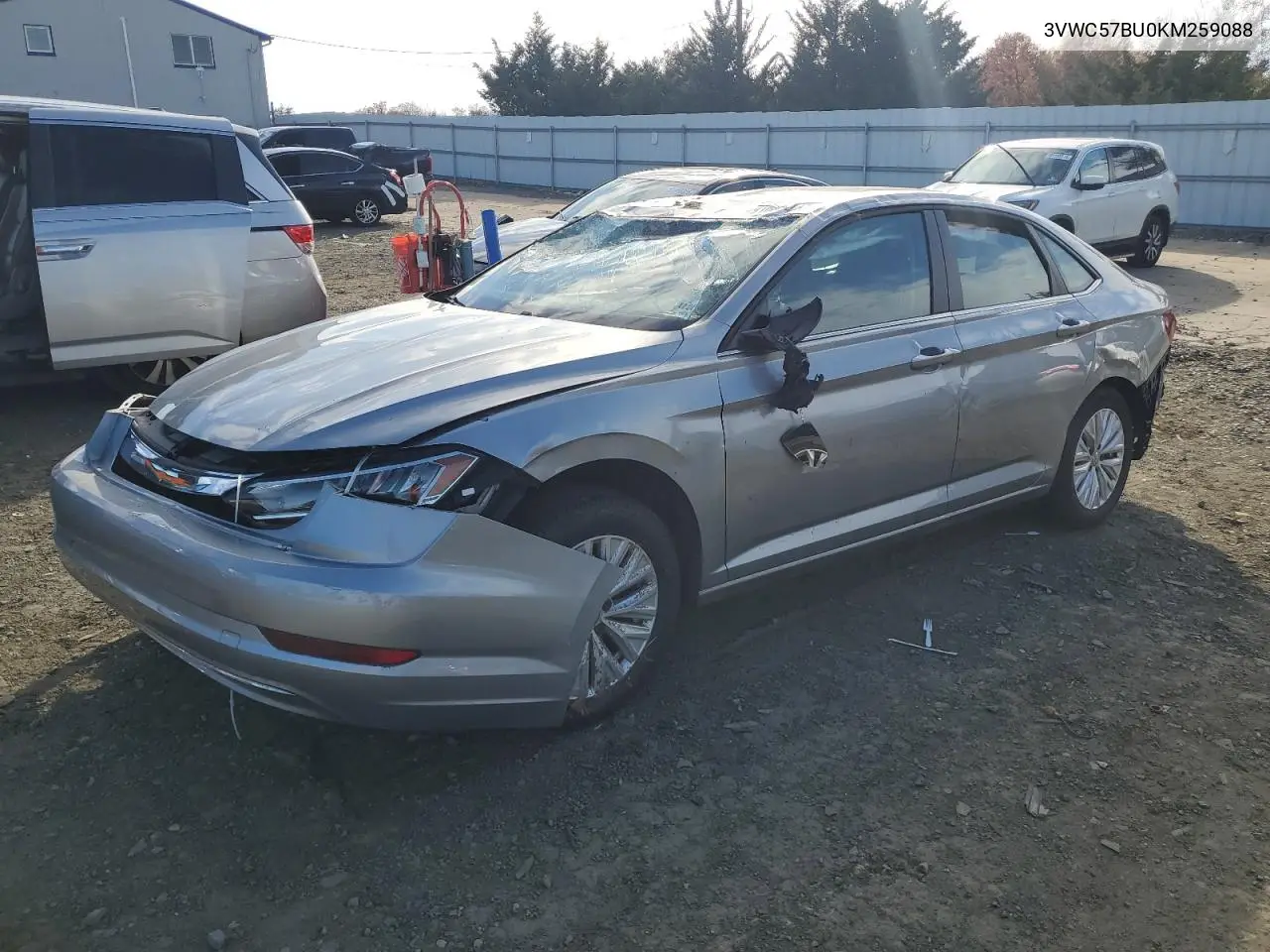 3VWC57BU0KM259088 2019 Volkswagen Jetta S