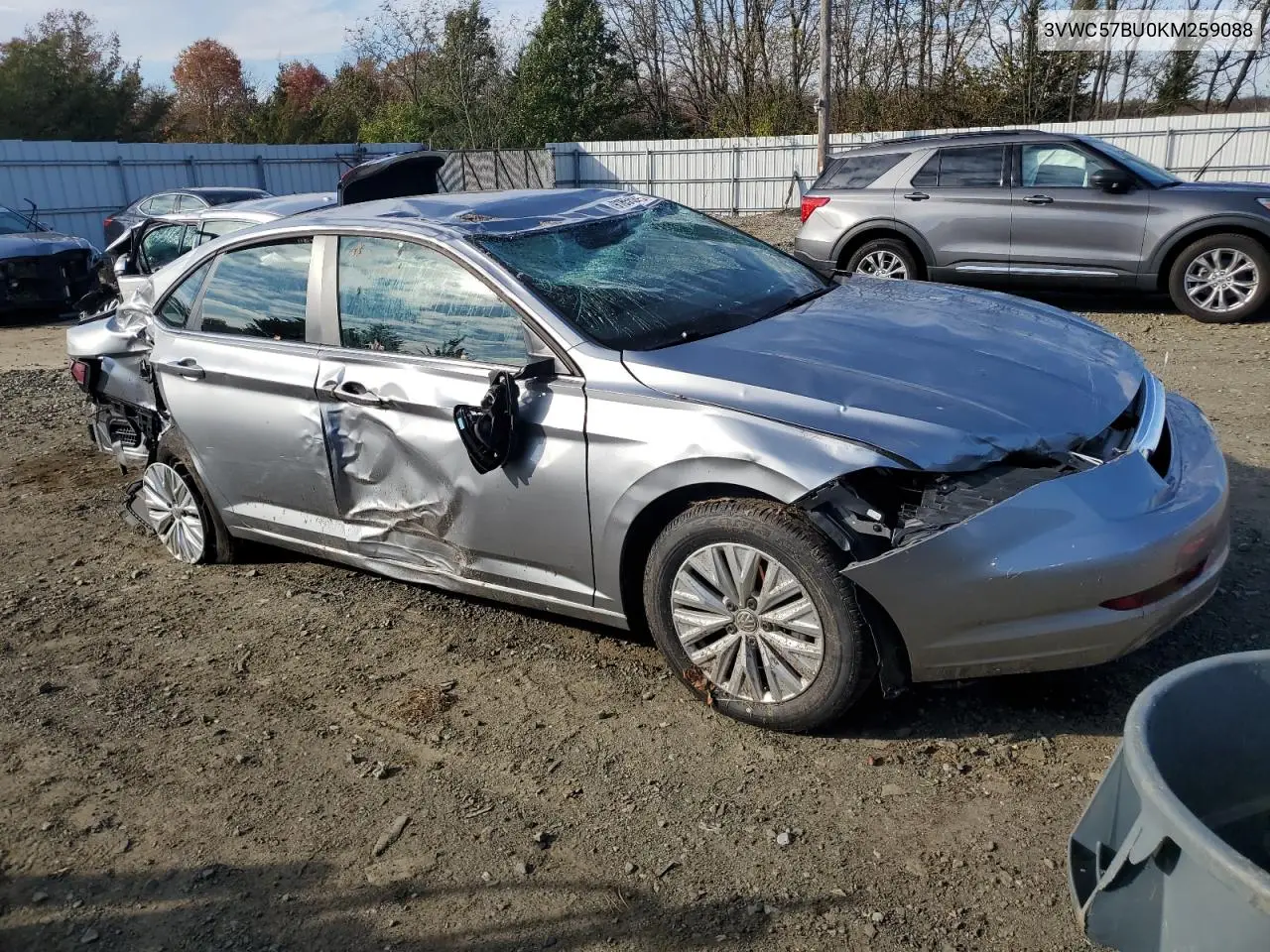 3VWC57BU0KM259088 2019 Volkswagen Jetta S