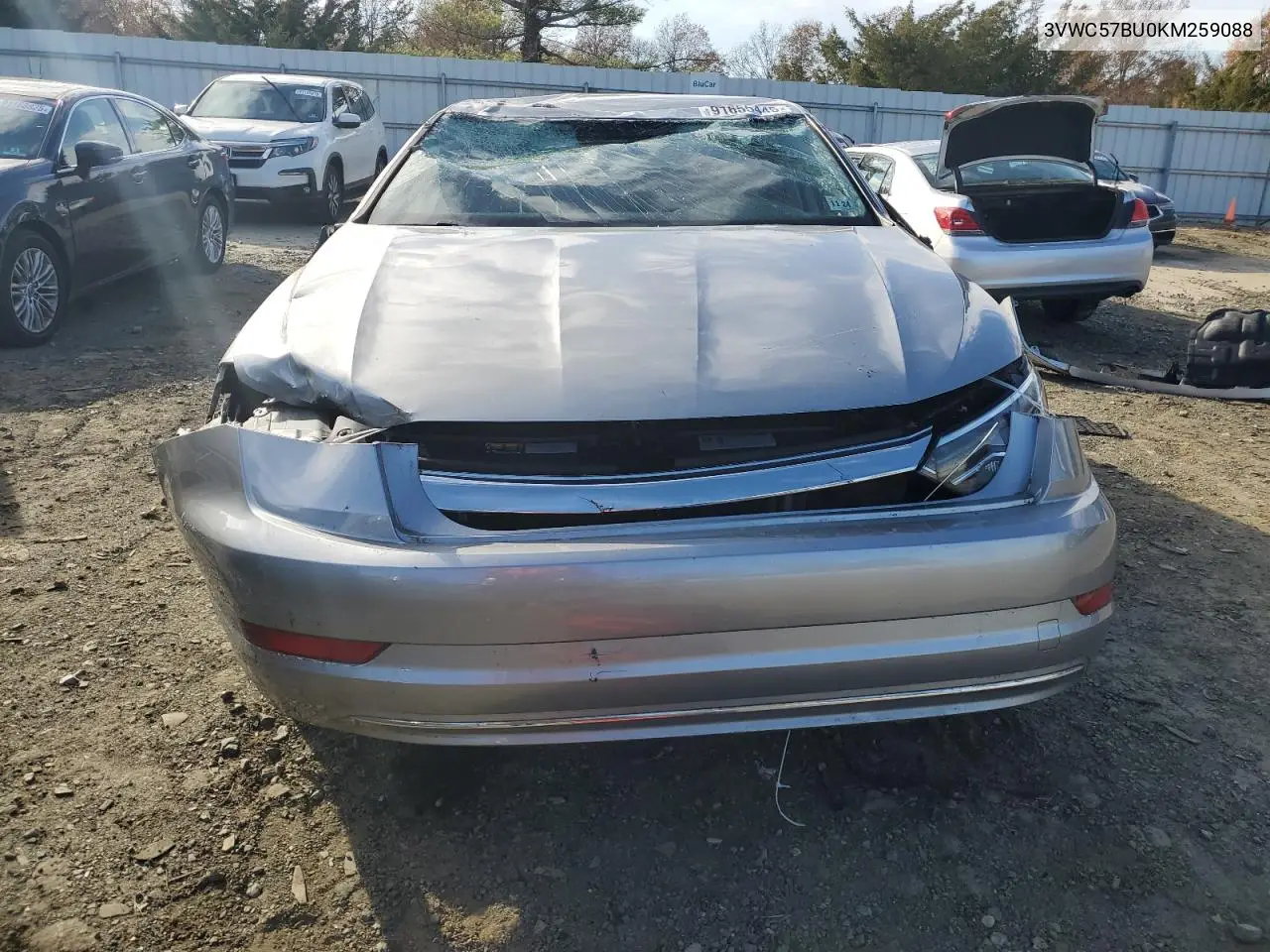 3VWC57BU0KM259088 2019 Volkswagen Jetta S