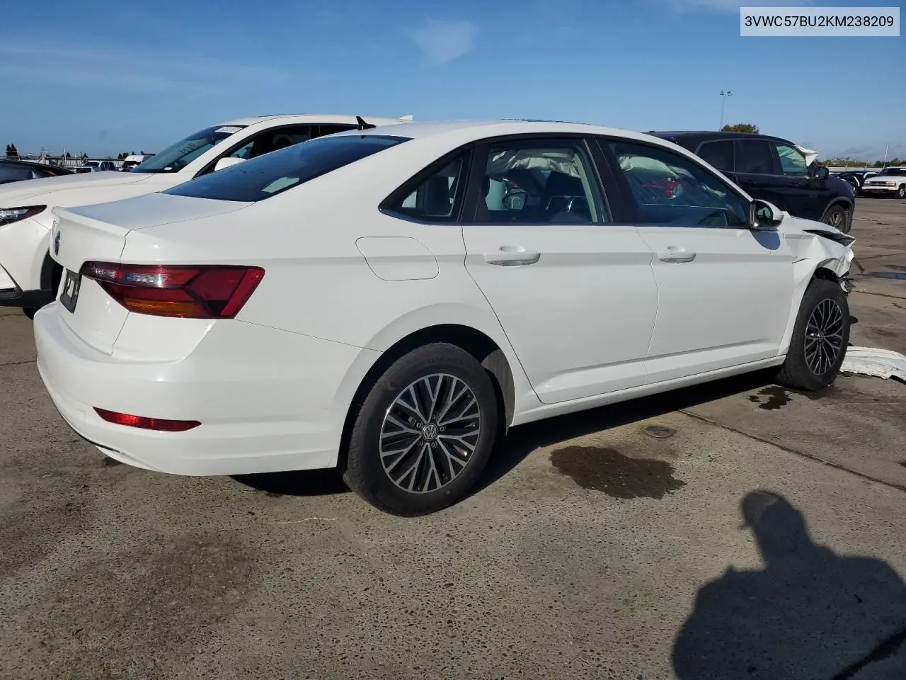 3VWC57BU2KM238209 2019 Volkswagen Jetta S
