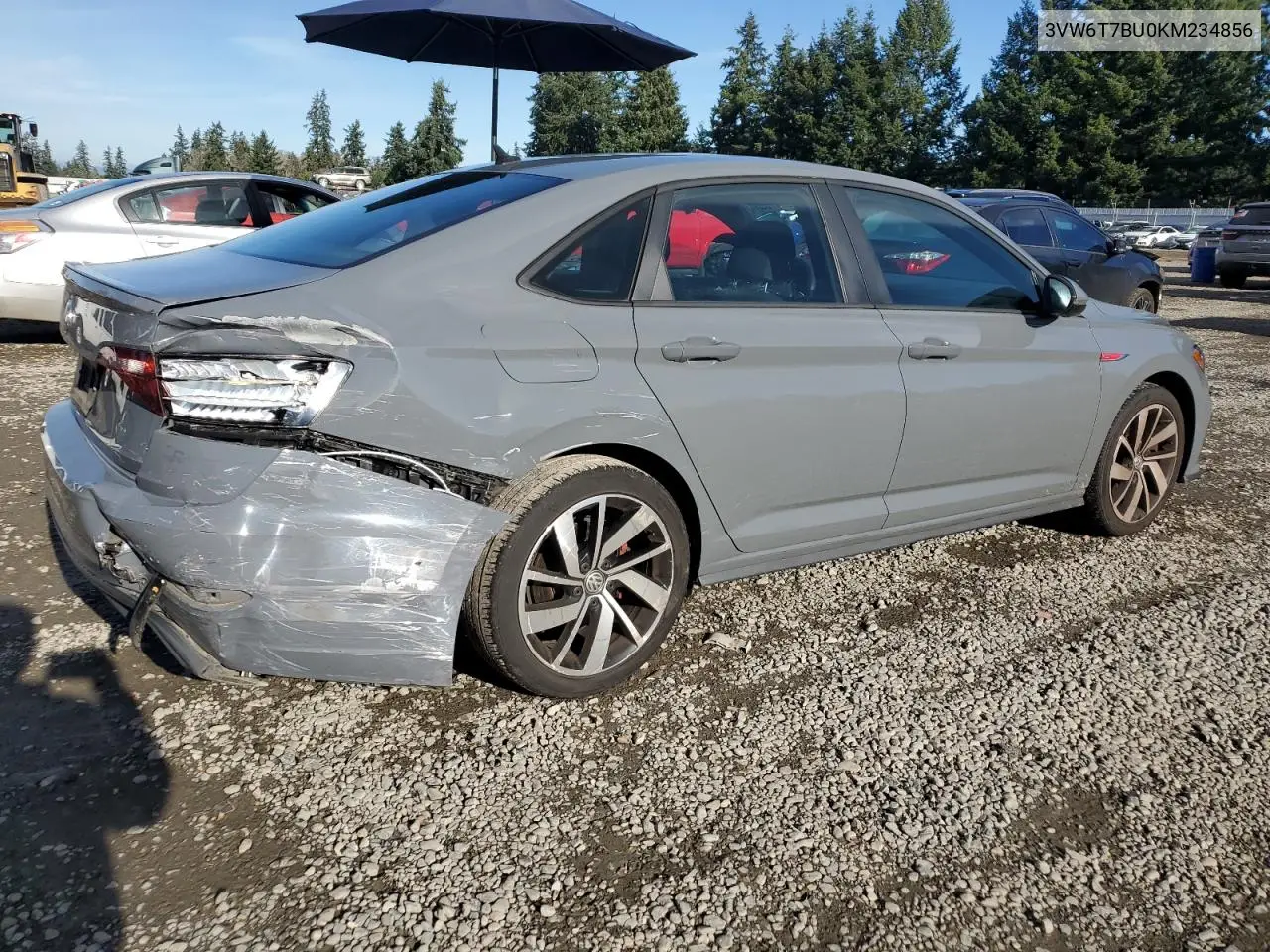 3VW6T7BU0KM234856 2019 Volkswagen Jetta Gli