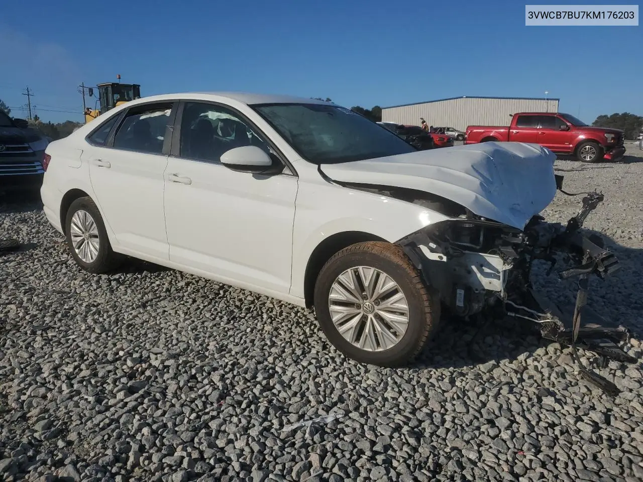 3VWCB7BU7KM176203 2019 Volkswagen Jetta S