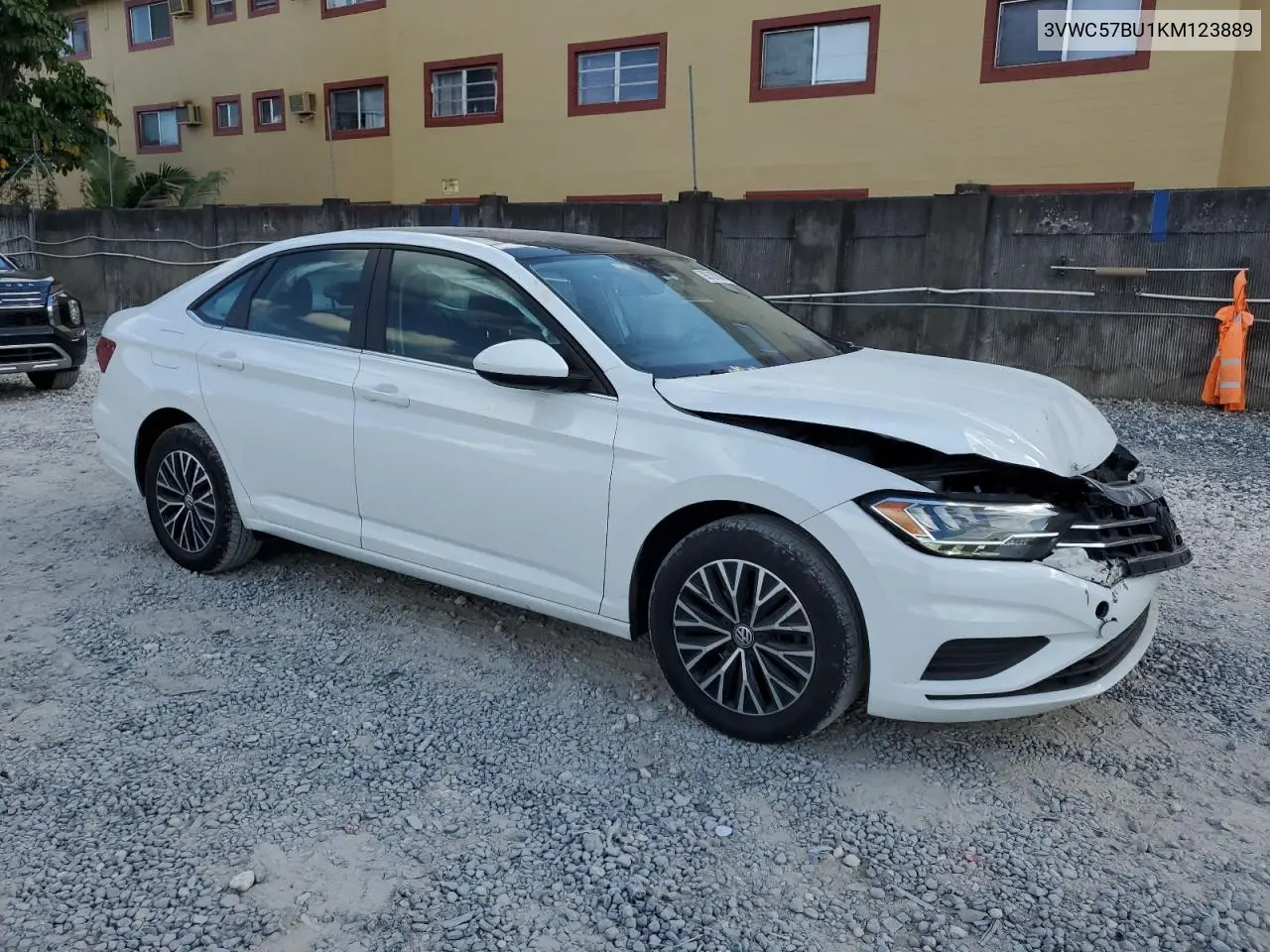 3VWC57BU1KM123889 2019 Volkswagen Jetta S