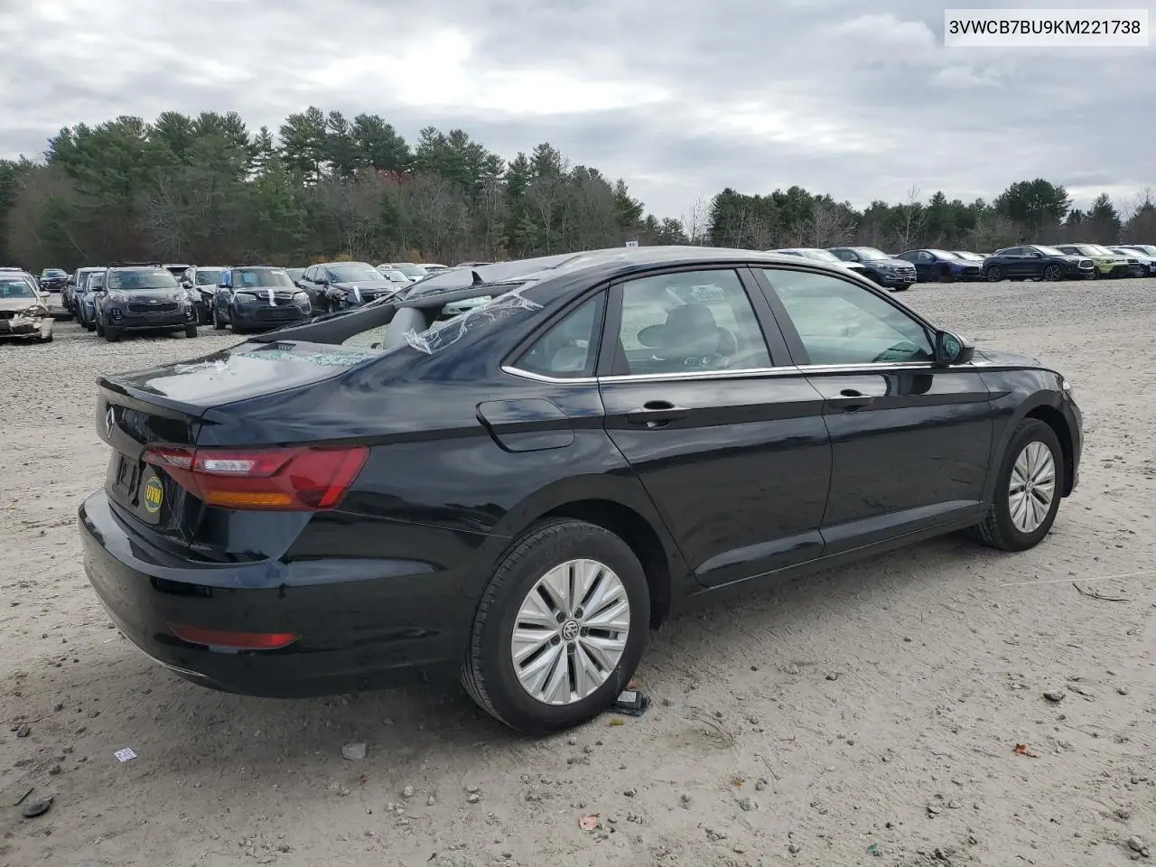 3VWCB7BU9KM221738 2019 Volkswagen Jetta S