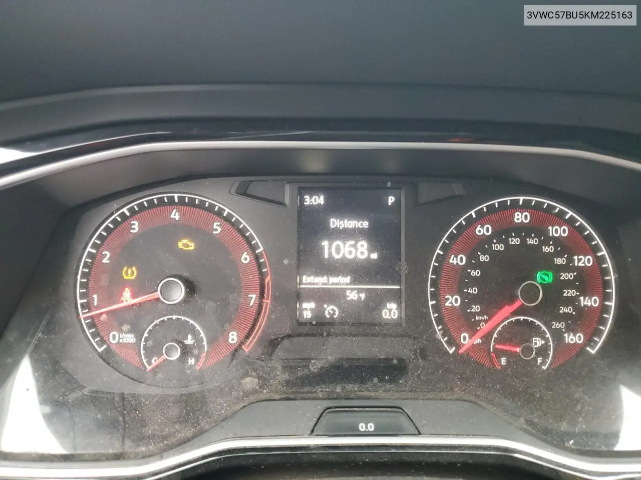 3VWC57BU5KM225163 2019 Volkswagen Jetta S