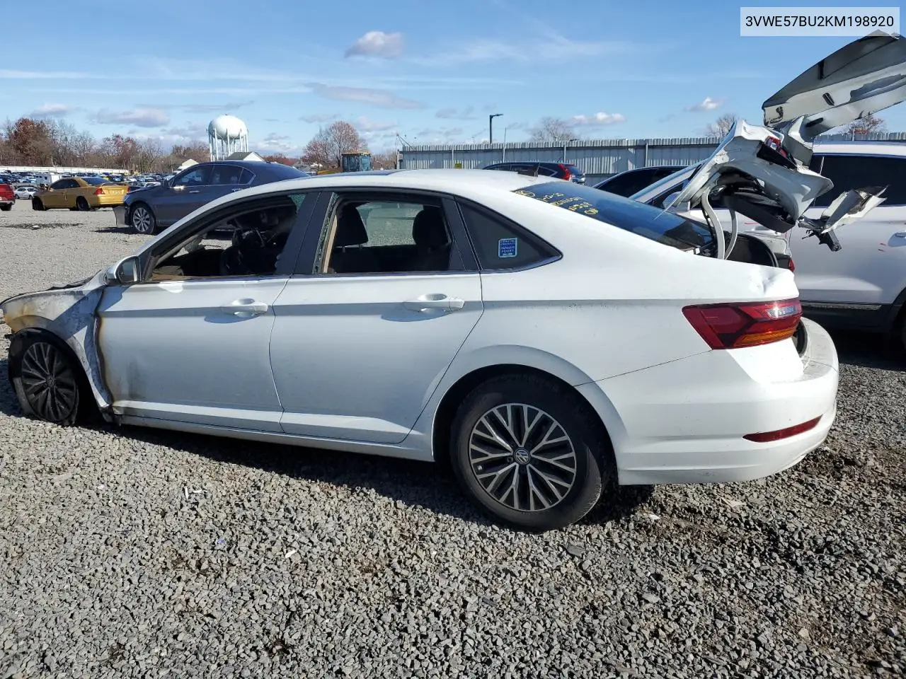 3VWE57BU2KM198920 2019 Volkswagen Jetta Sel
