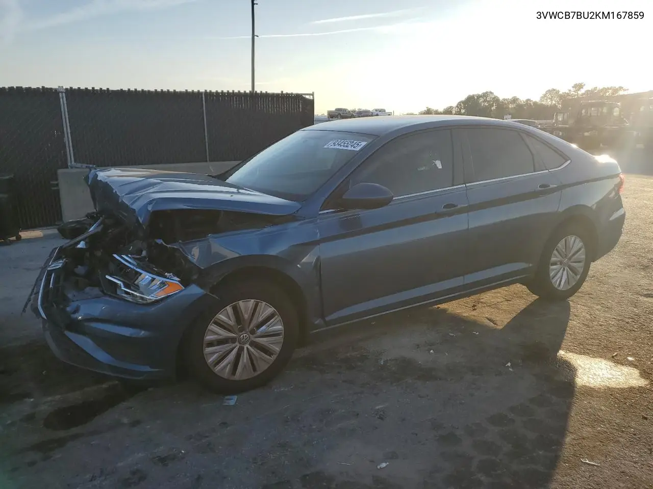 3VWCB7BU2KM167859 2019 Volkswagen Jetta S
