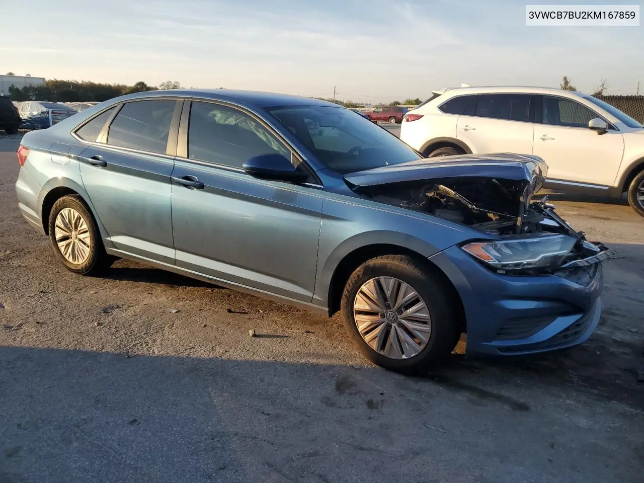 3VWCB7BU2KM167859 2019 Volkswagen Jetta S