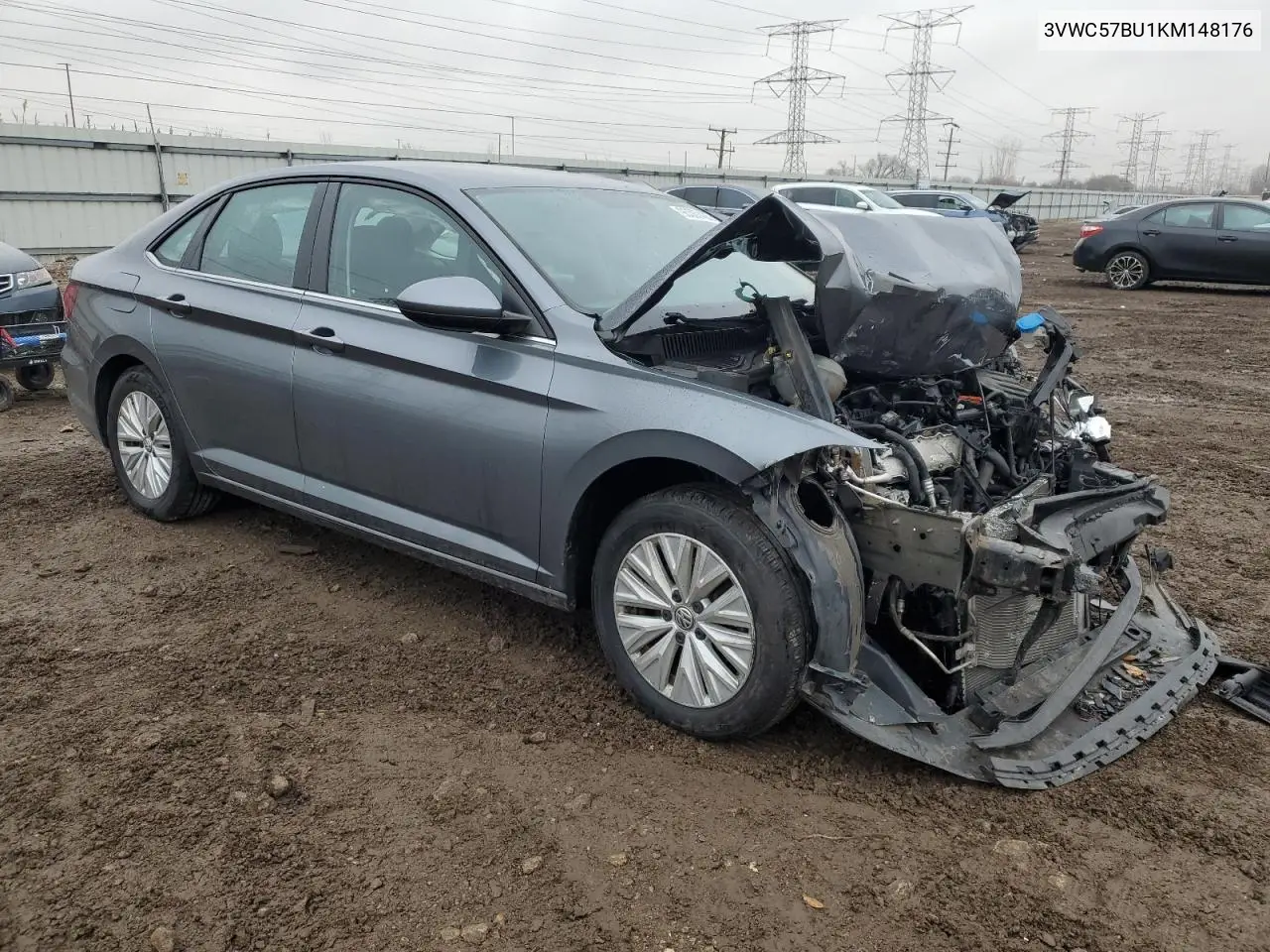 3VWC57BU1KM148176 2019 Volkswagen Jetta S