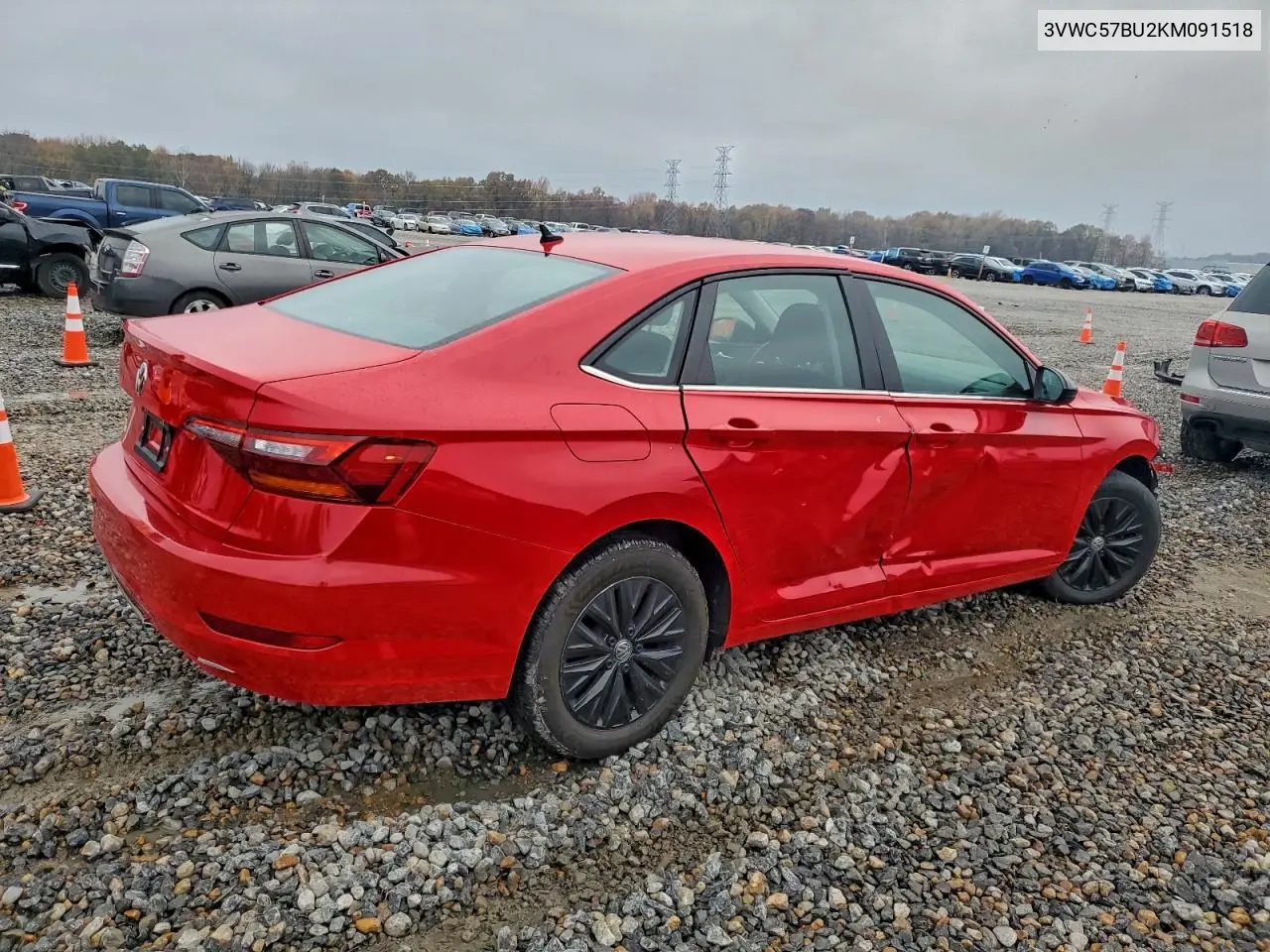 3VWC57BU2KM091518 2019 Volkswagen Jetta S