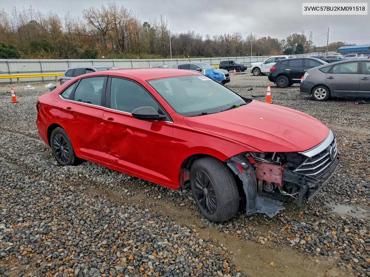 3VWC57BU2KM091518 2019 Volkswagen Jetta S