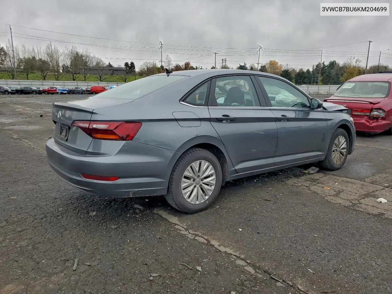 3VWCB7BU6KM204699 2019 Volkswagen Jetta S