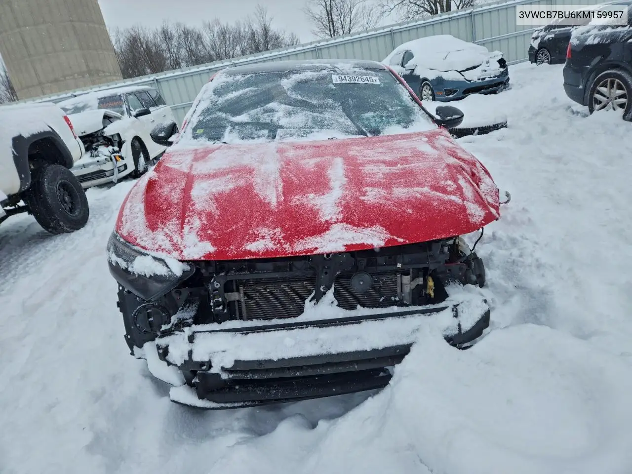 3VWCB7BU6KM159957 2019 Volkswagen Jetta S