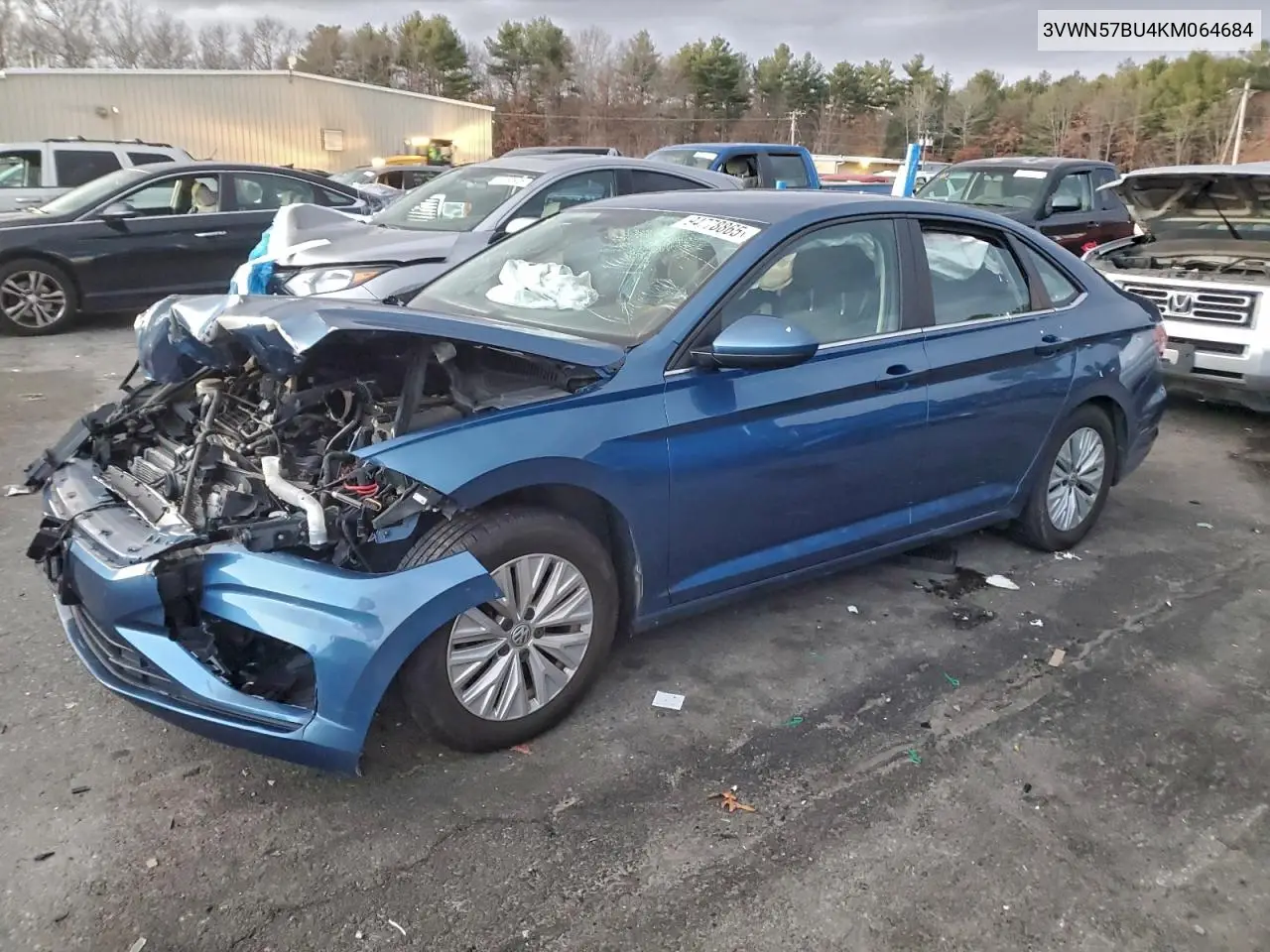 3VWN57BU4KM064684 2019 Volkswagen Jetta S