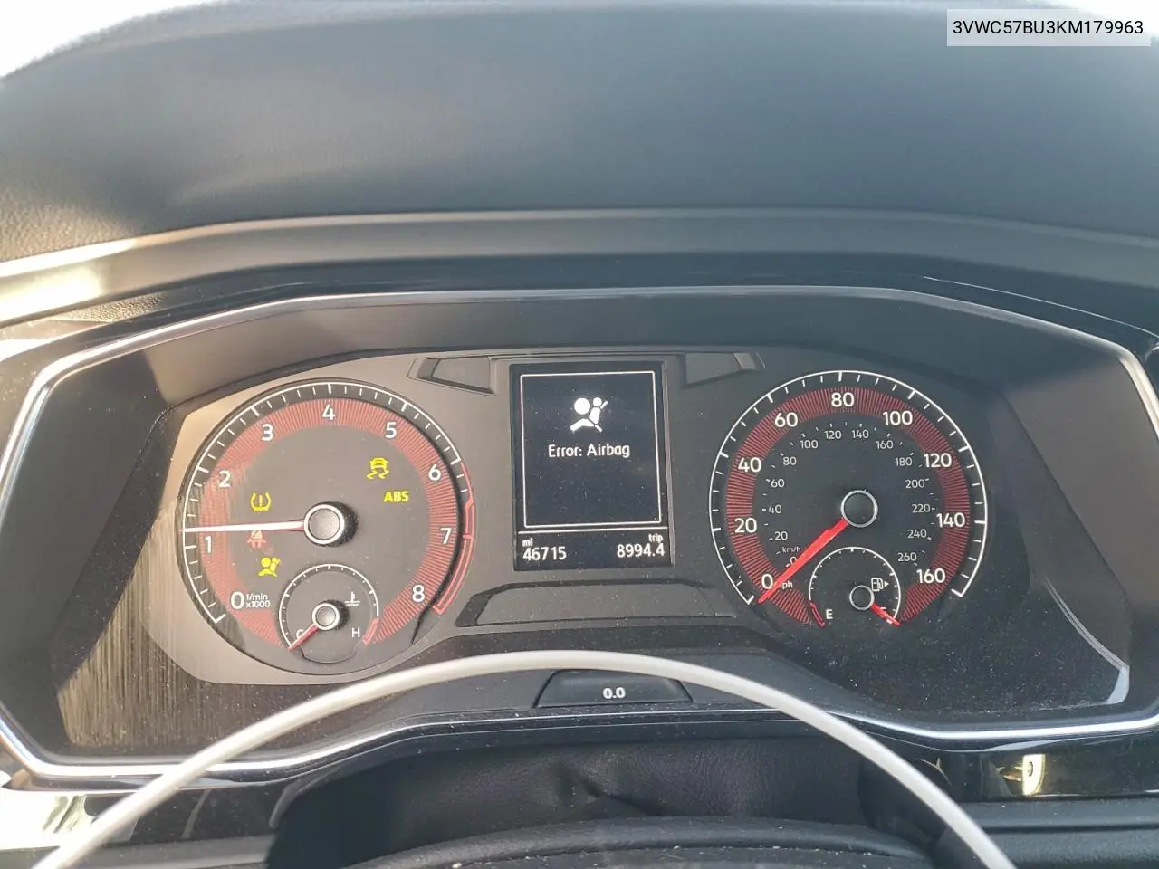 3VWC57BU3KM179963 2019 Volkswagen Jetta S
