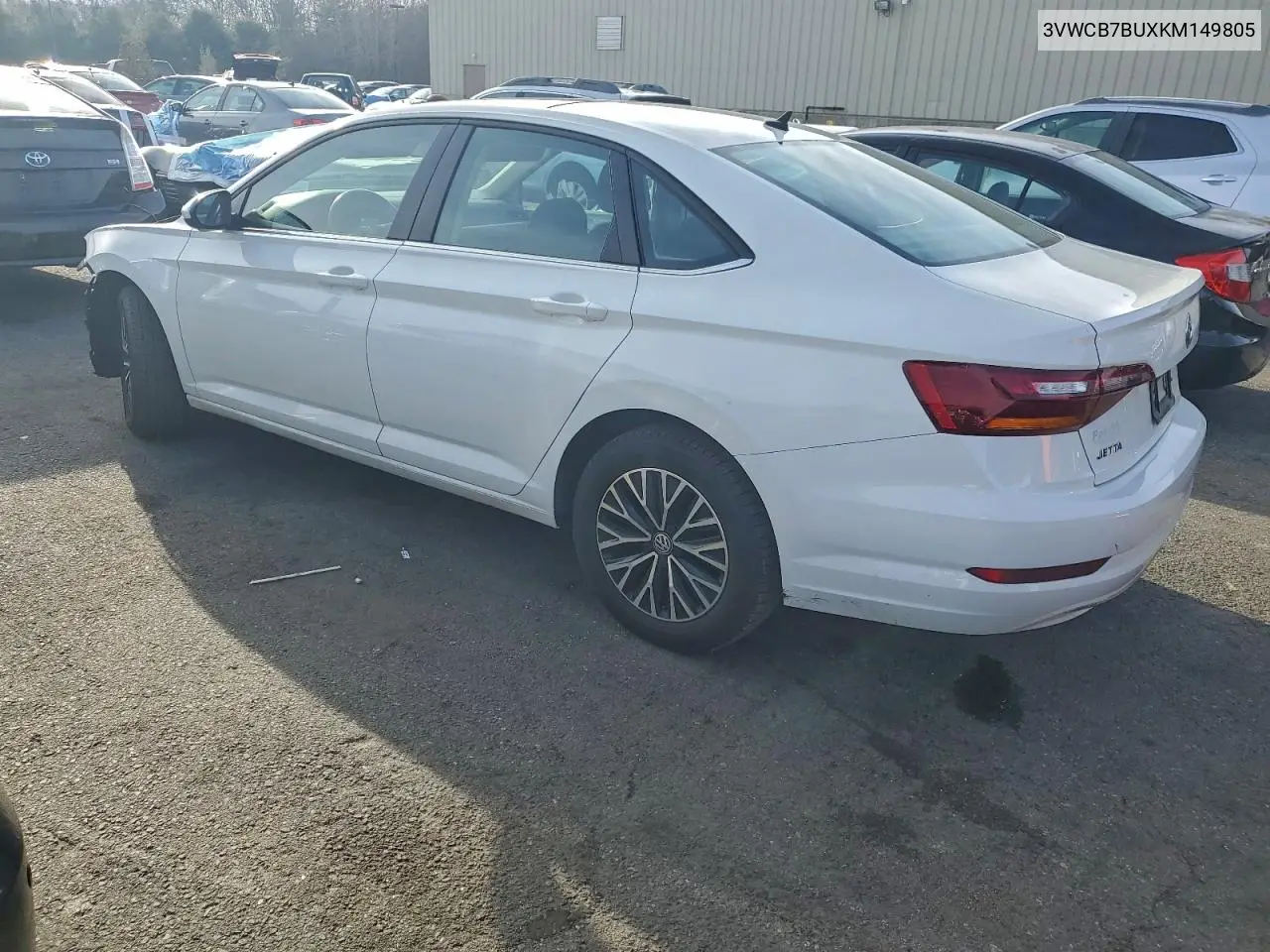 3VWCB7BUXKM149805 2019 Volkswagen Jetta S