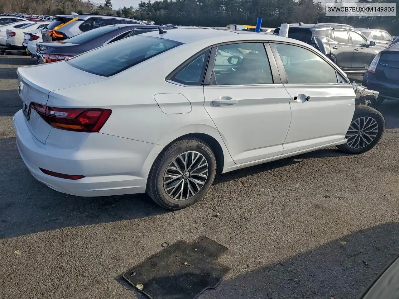 3VWCB7BUXKM149805 2019 Volkswagen Jetta S