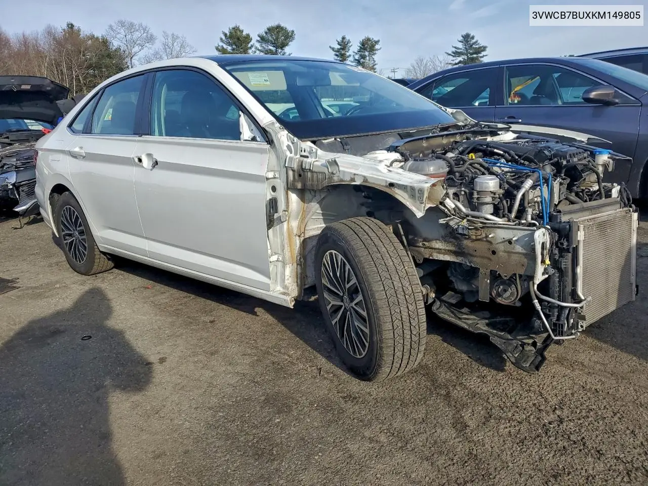 3VWCB7BUXKM149805 2019 Volkswagen Jetta S