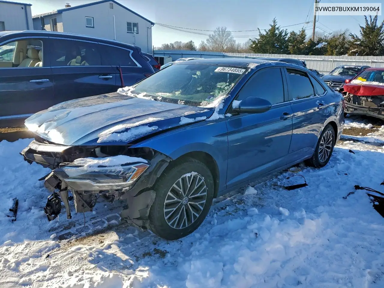 3VWCB7BUXKM139064 2019 Volkswagen Jetta S