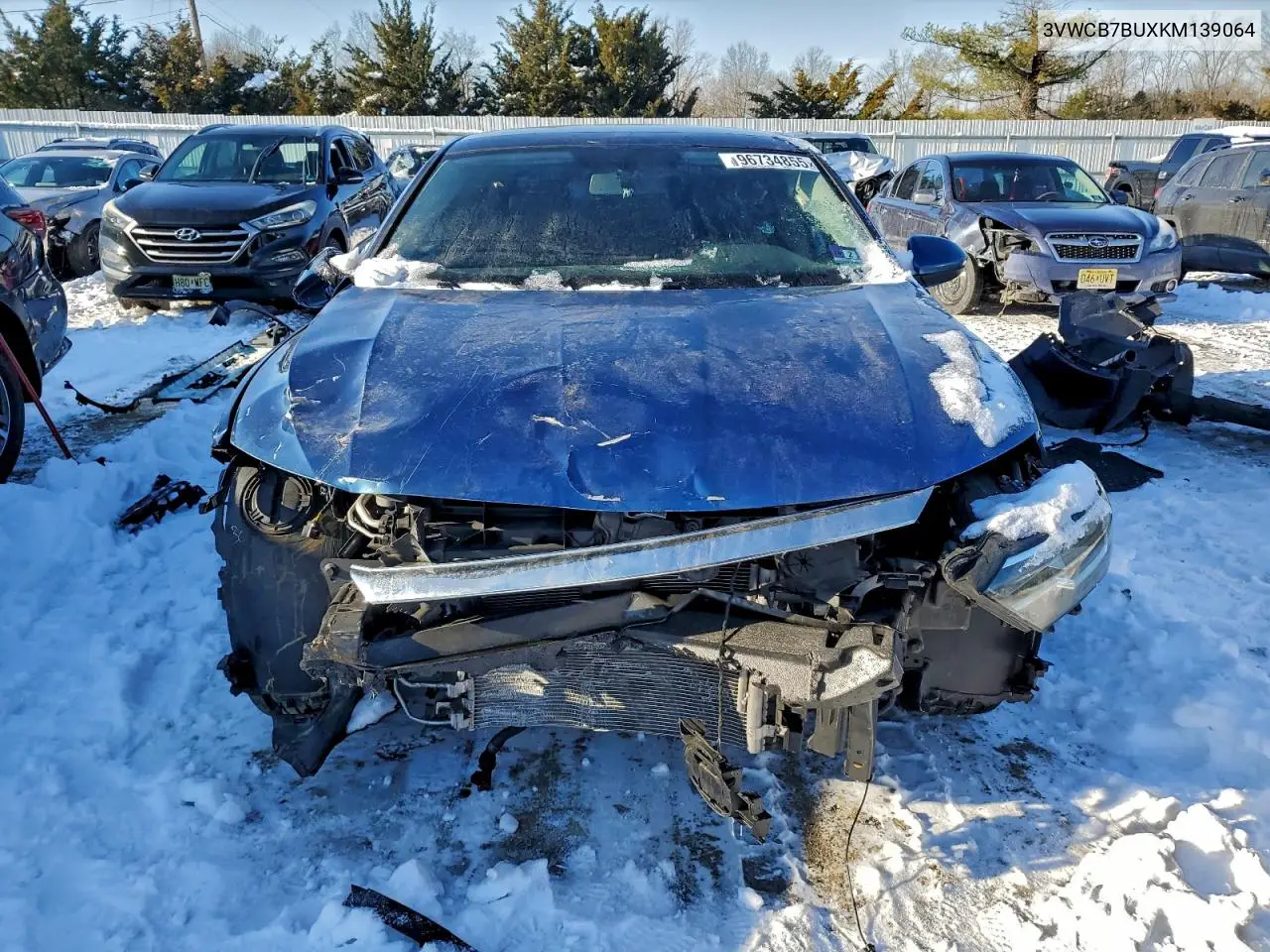 3VWCB7BUXKM139064 2019 Volkswagen Jetta S