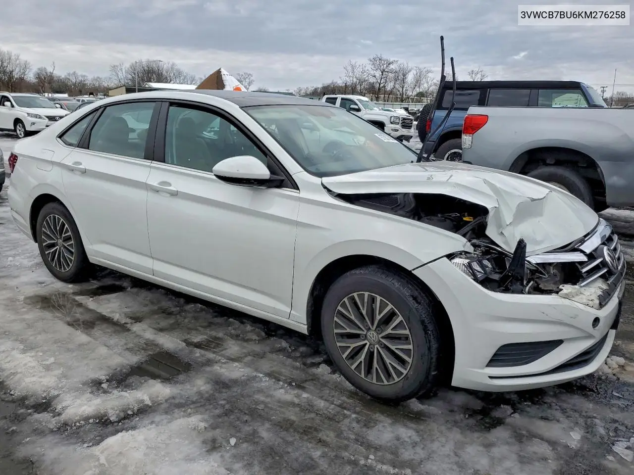 3VWCB7BU6KM276258 2019 Volkswagen Jetta S