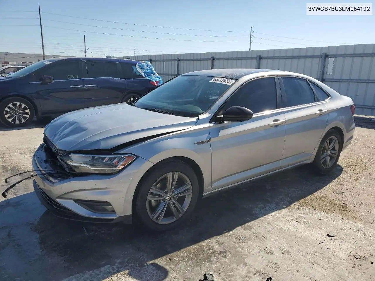 3VWCB7BU3LM064192 2020 Volkswagen Jetta S