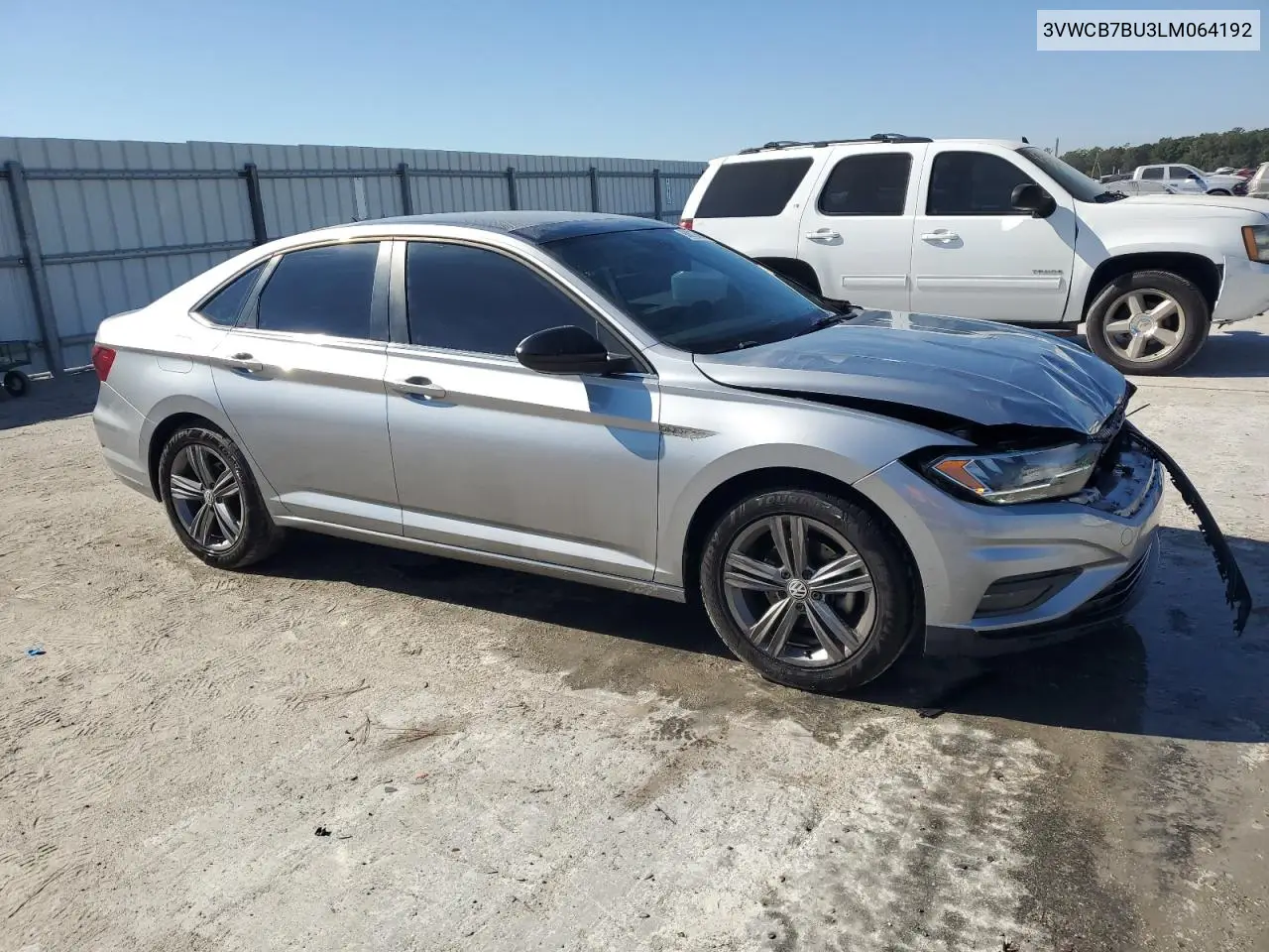 3VWCB7BU3LM064192 2020 Volkswagen Jetta S