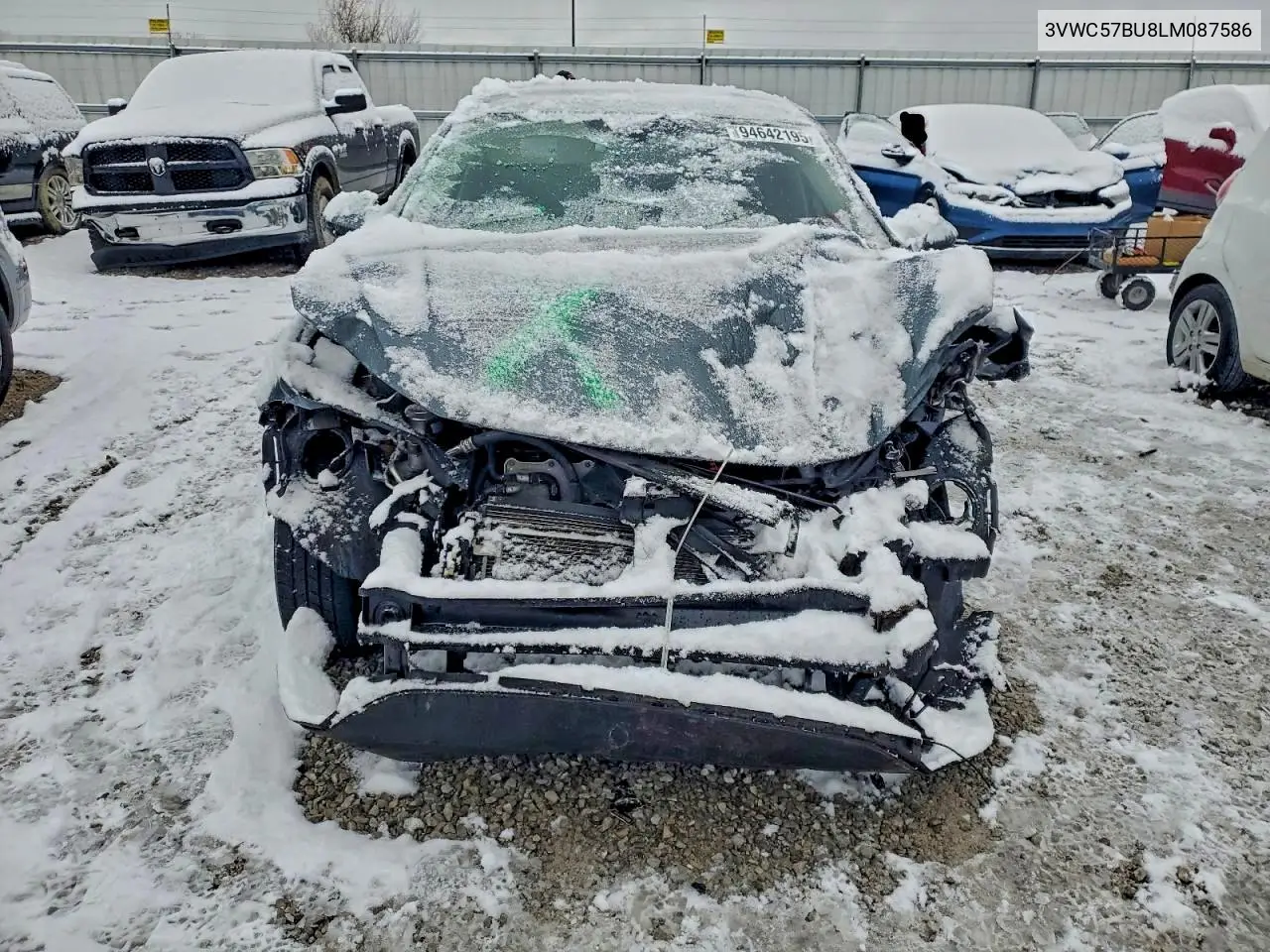 3VWC57BU8LM087586 2020 Volkswagen Jetta S